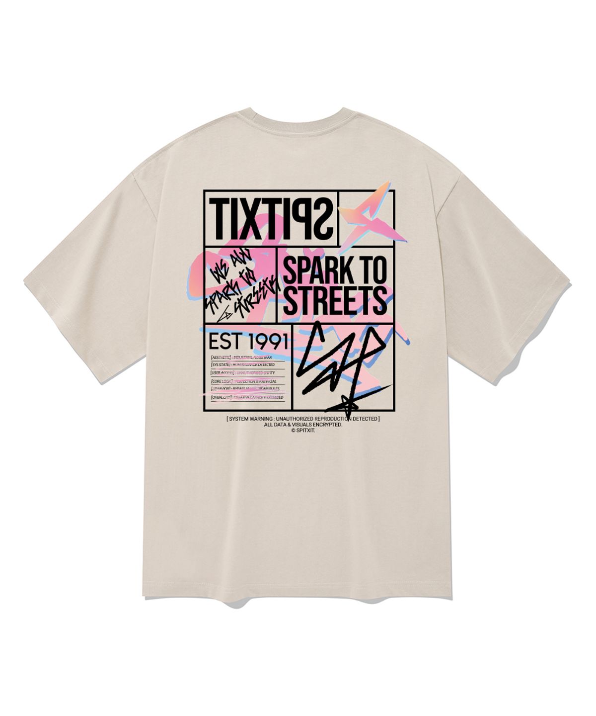 스핏싯(SPITXIT) Block Ignition 티셔츠 5 COLOR