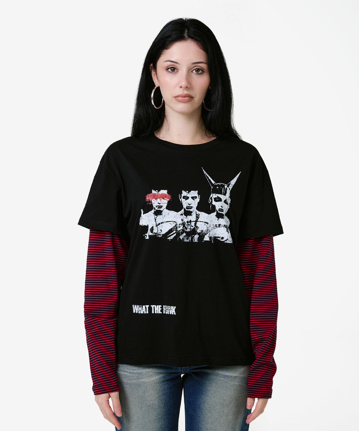 엔엔피스(NNPCS) Funk Layered Stripe Long Sleeve