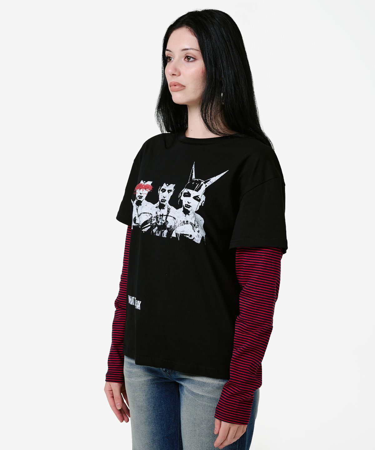 엔엔피스(NNPCS) Funk Layered Stripe Long Sleeve