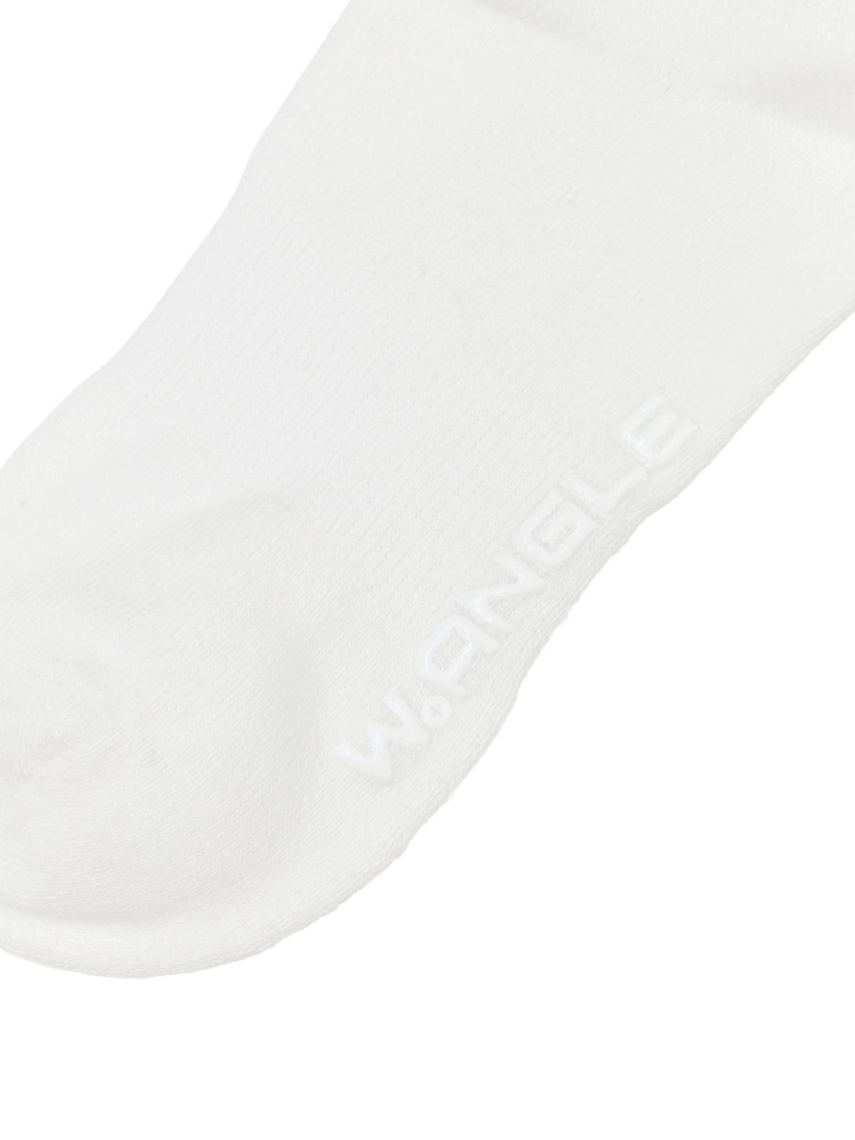 와이드앵글(WIDEANGLE) CO 리본 포인트 파일 니삭스_Off White