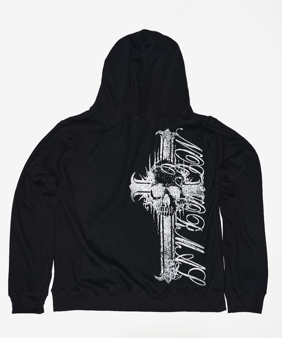 엔엔피스(NNPCS) Skull Cross Waffle Hoodie Zipup