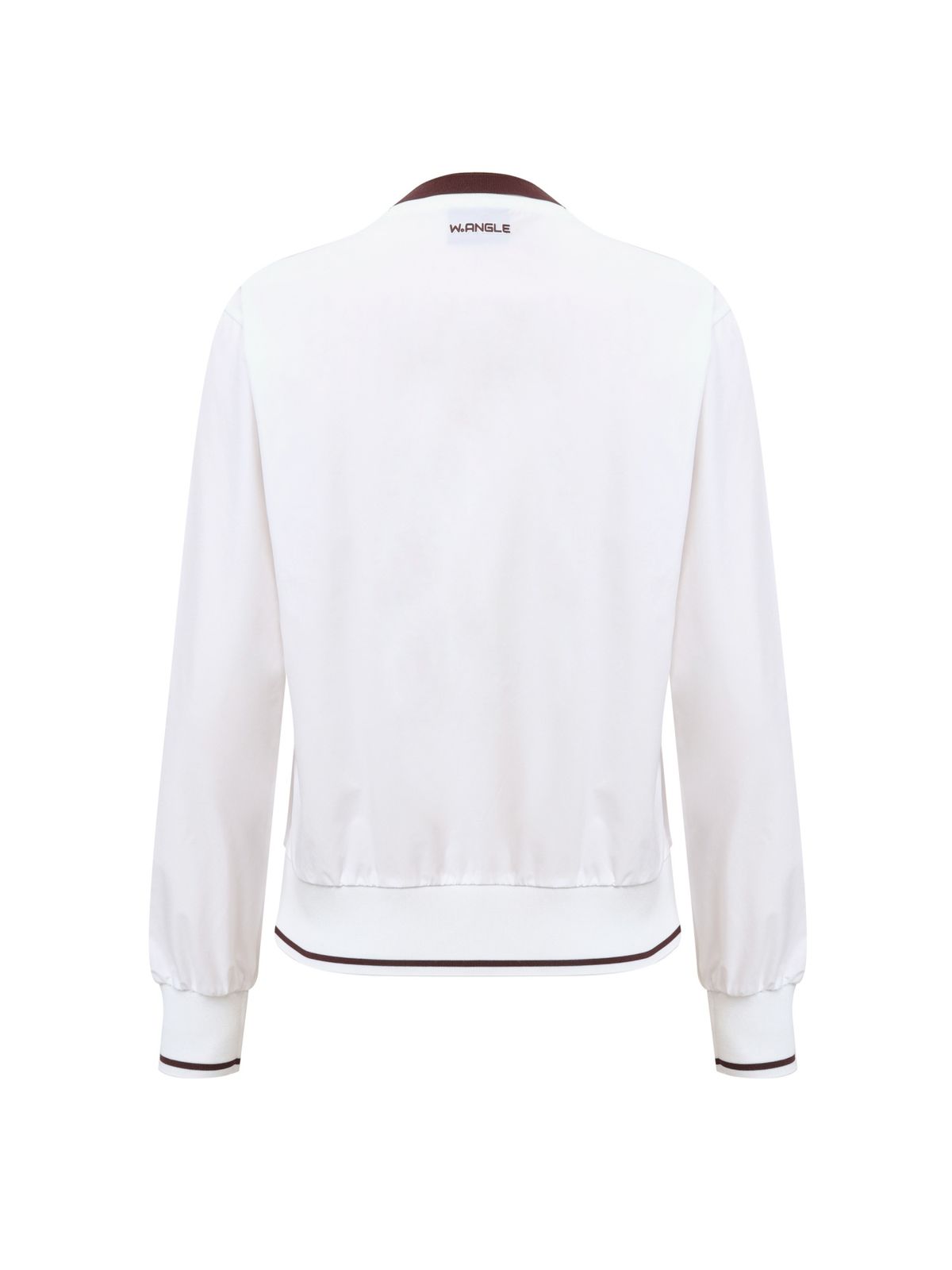 와이드앵글(WIDEANGLE) TO 로고 포인트 우븐 티셔츠 L_Off White