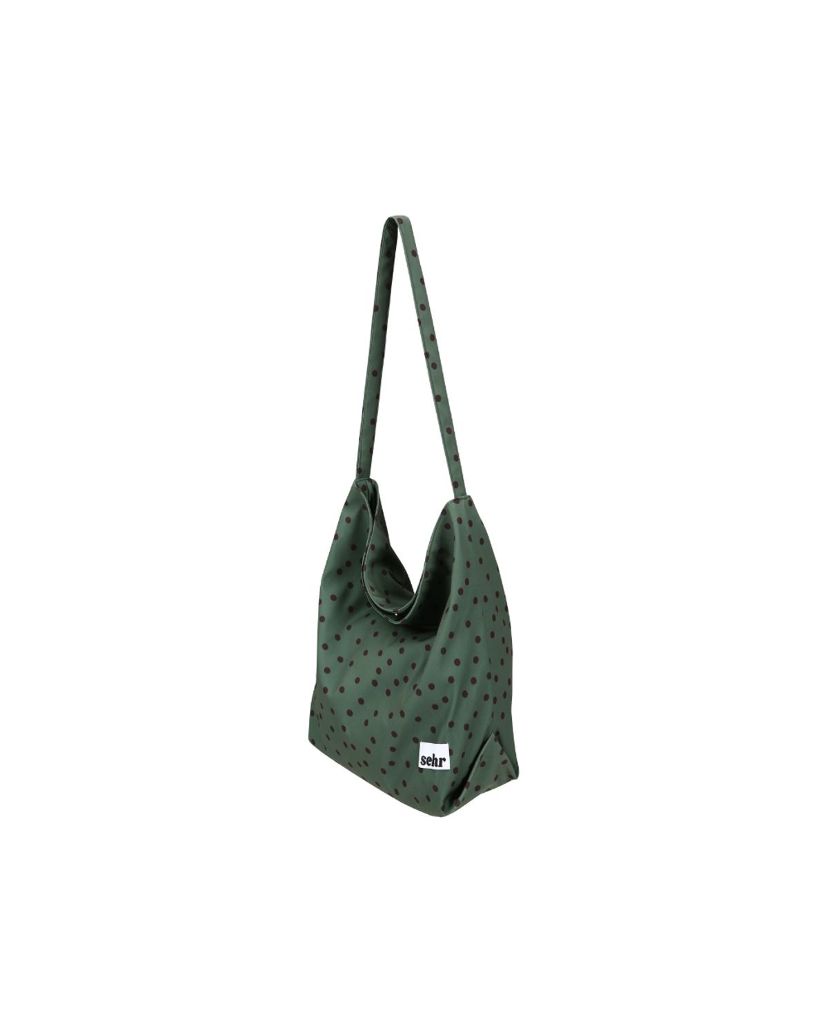 세르(SEHR) Dot-Dot Medium Bucket Bag (Green)