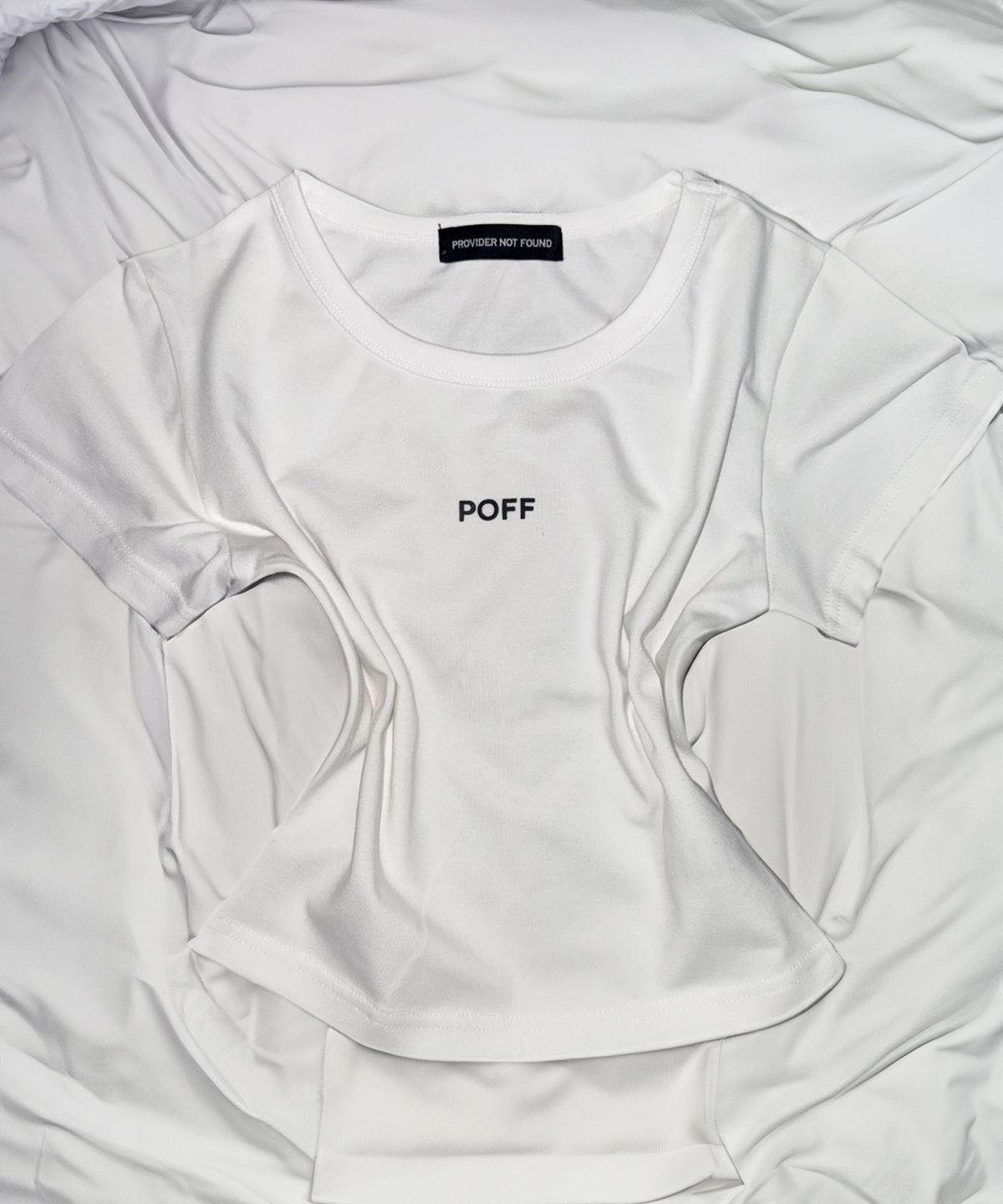 포프 서울(POFF SEOUL) HALF TEE [ MINT,WHITE,BLACK ]