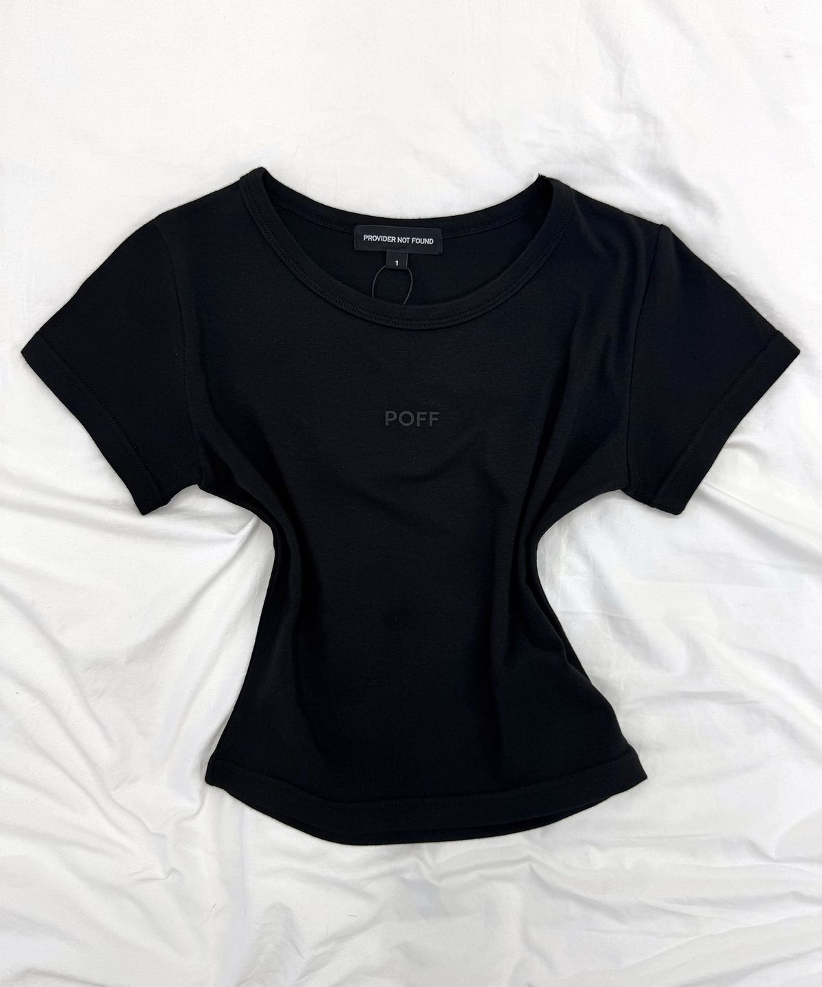 포프 서울(POFF SEOUL) HALF TEE [ MINT,WHITE,BLACK ]