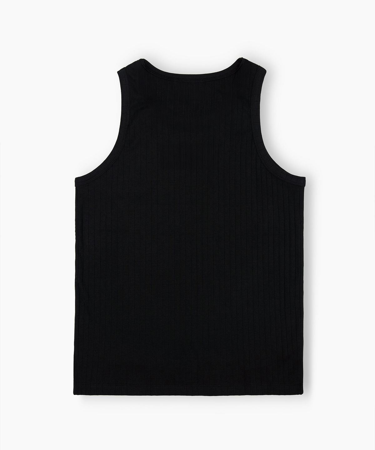 레뷰라(REVURA) ICONE COTTON MODAL RIBBED SLEEVELESS - BLACK