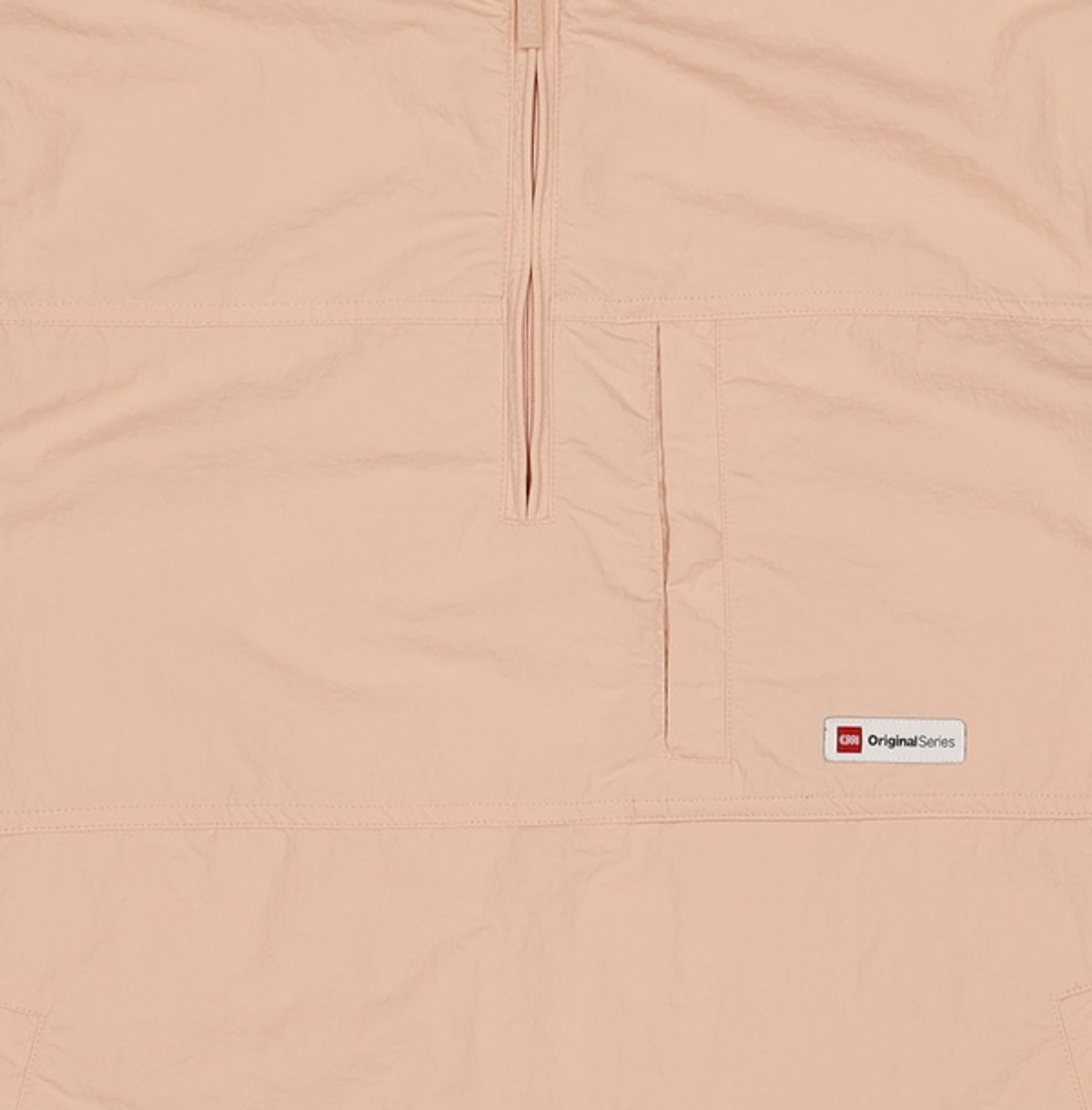 씨엔엔 어패럴(CNN APPAREL) 스타일 스탠드 넥 아노락 SALMON 95