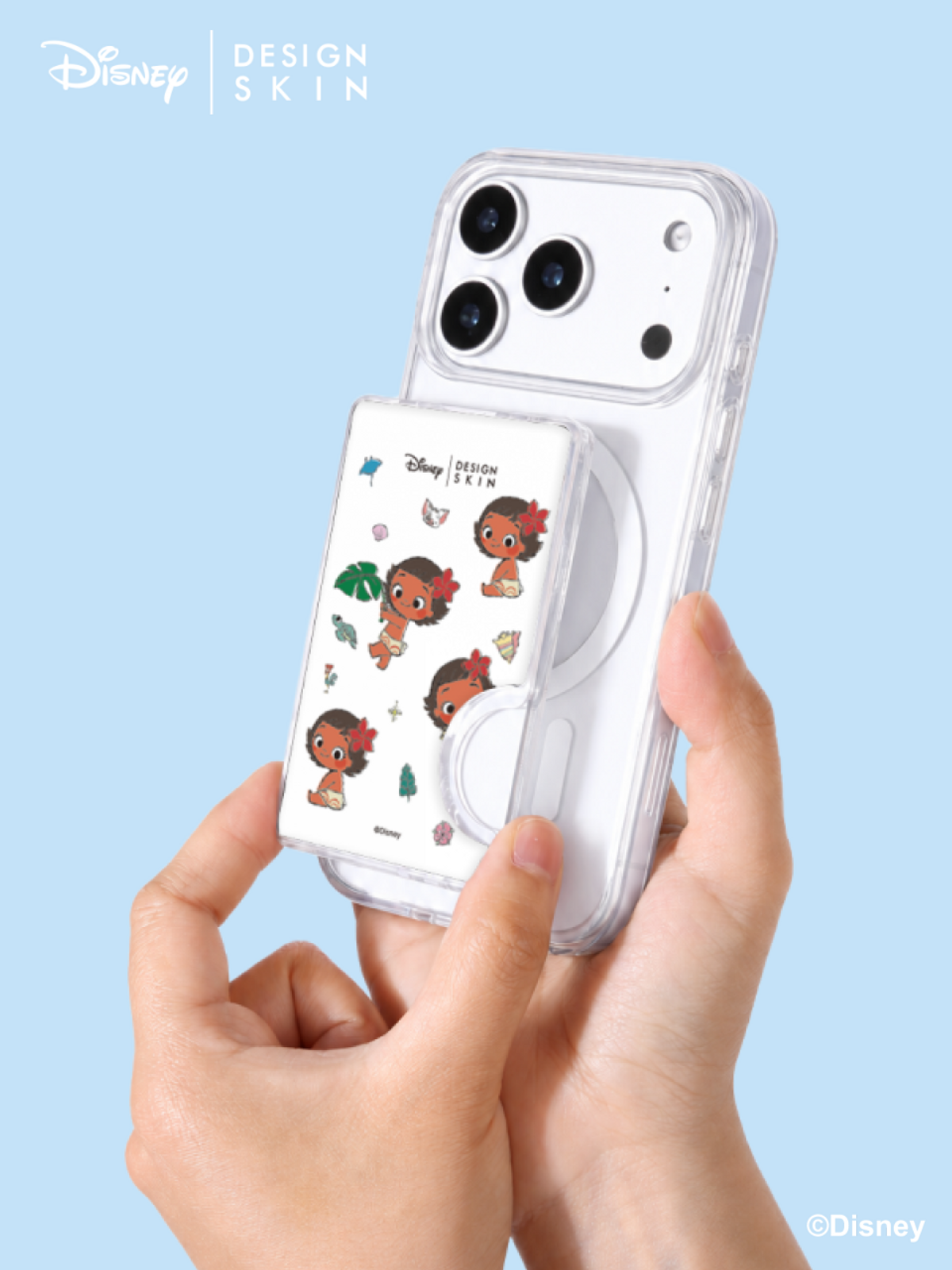 디자인스킨(DESIGNSKIN) [그래픽마켓] 맥세이프 에폭시 카드 포켓-모아나