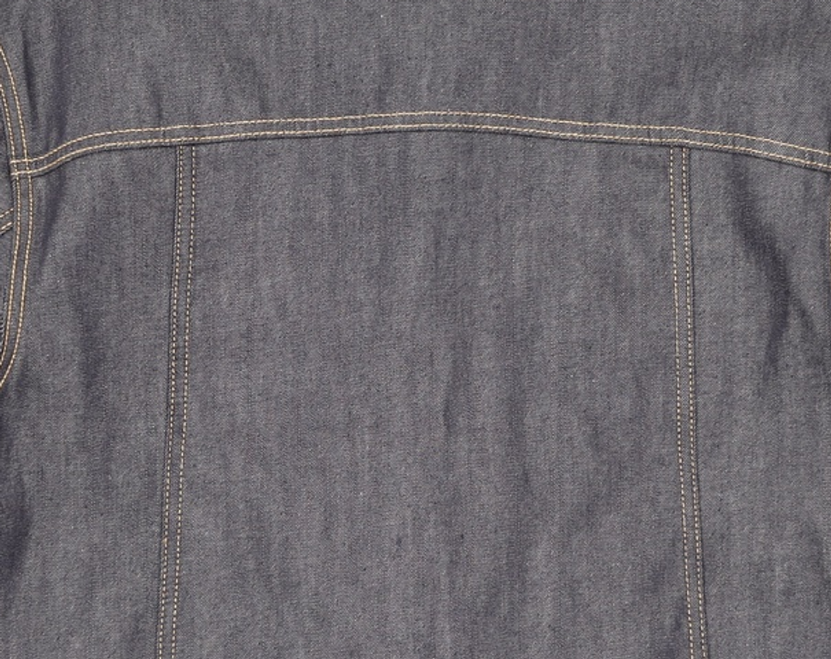 넌블랭크(NONBLANK) 포인티드 칼라 데님 자켓_INDIGO M