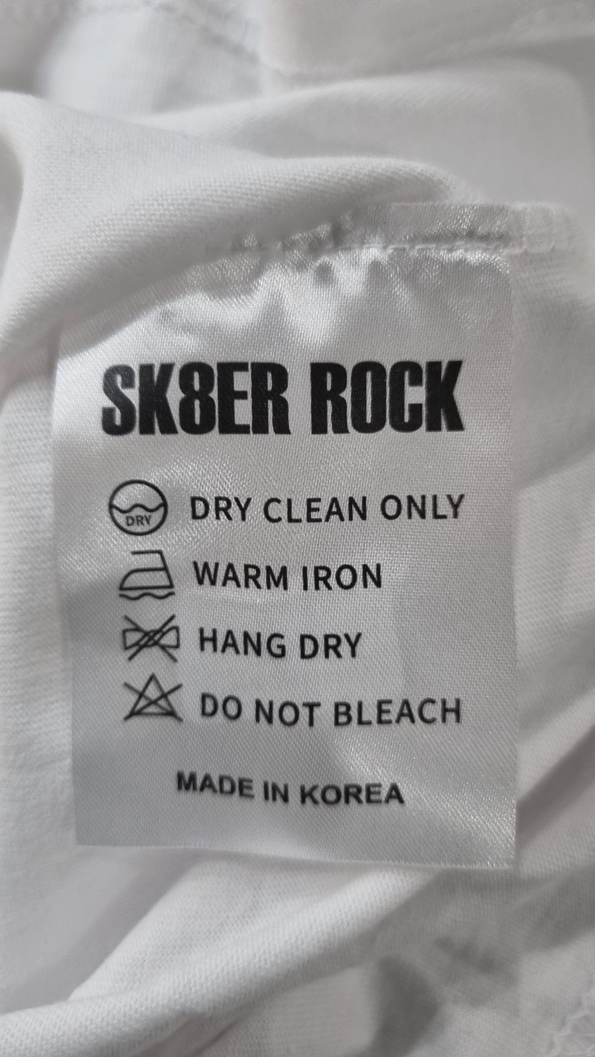 스케이터락(SK8ER ROCK) 반소매 티셔츠 S