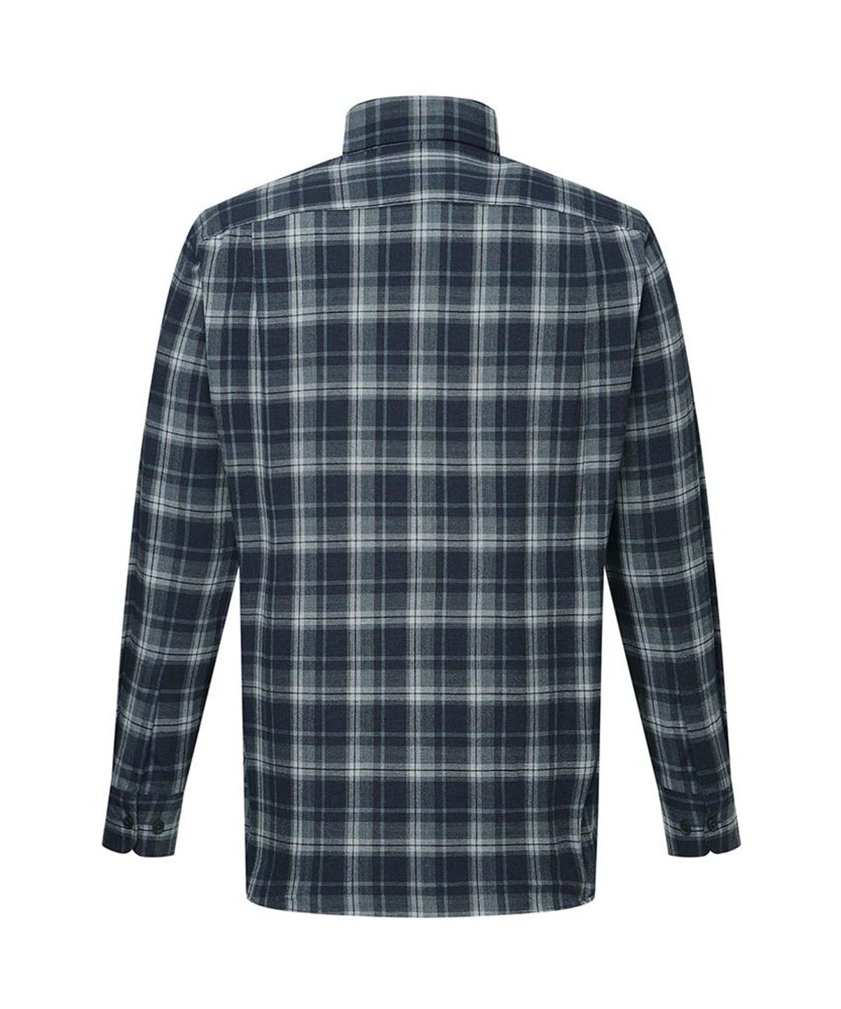 닥스셔츠(DAKS SHIRTS) 이지케어 레이온혼방 미듐체크셔츠 레귤러핏 네이비_DMA1SHCL111N1