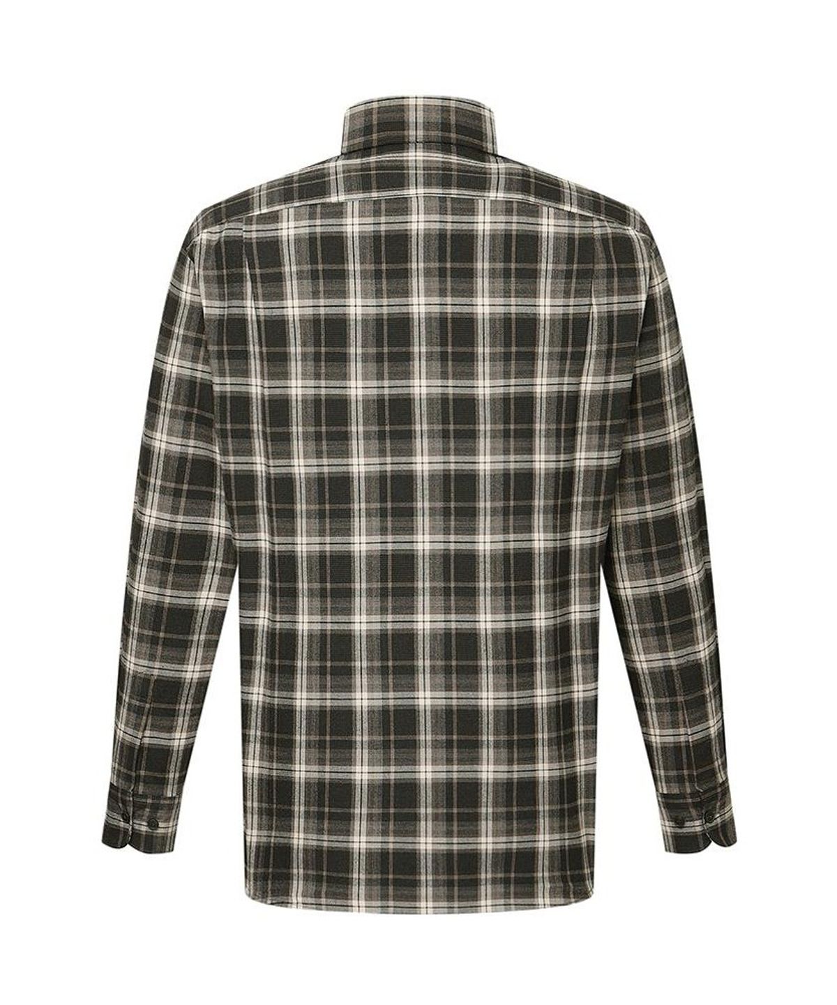 닥스셔츠(DAKS SHIRTS) 이지케어 레이온혼방 미듐체크셔츠 레귤러핏 브라운_DMA1SHCL111W1