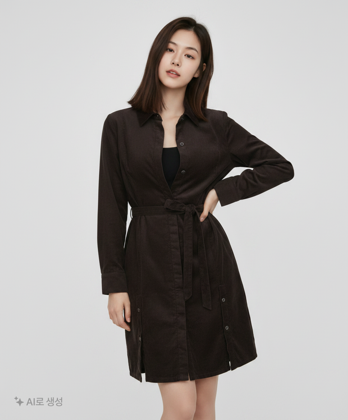 미쏘(MIXXO) 미디 원피스 M