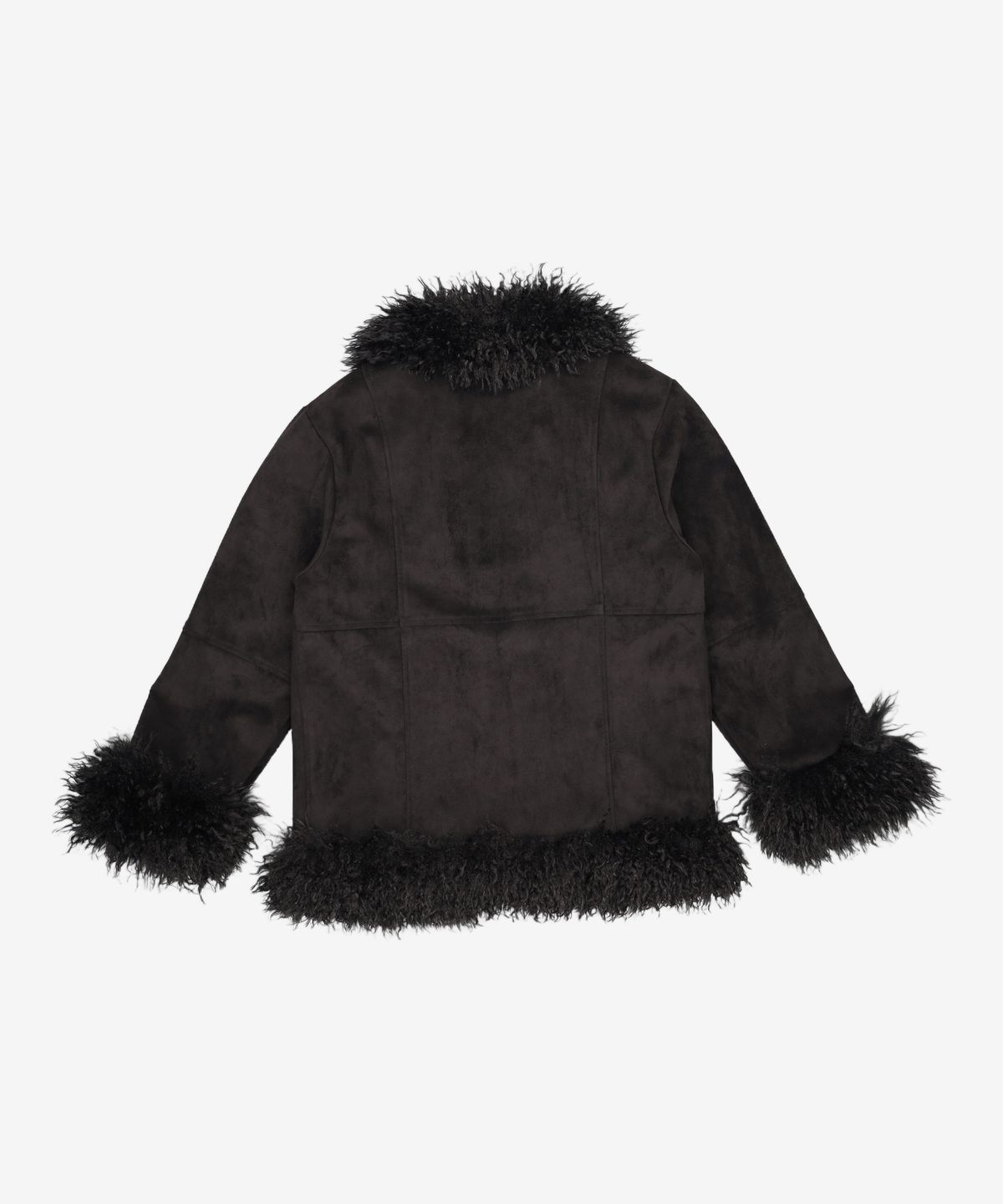 샌드릭(SANDRIC) TRIMMING FUR JACKET_BLACK ONE SIZE