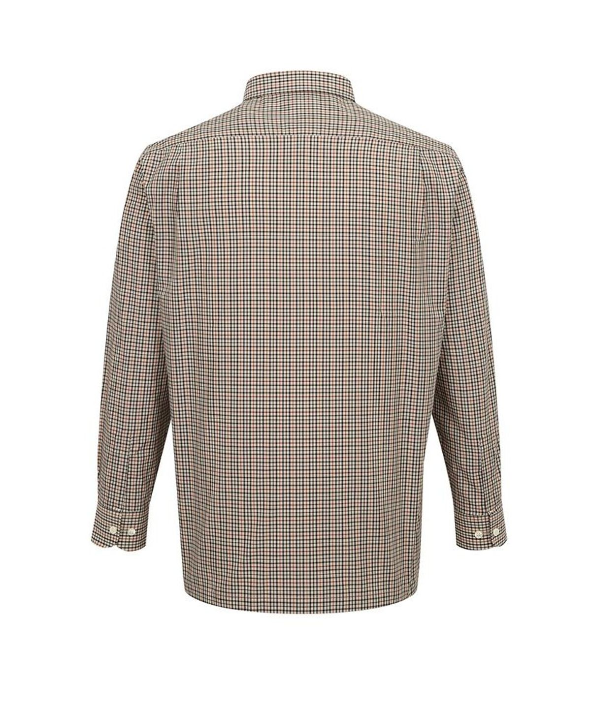 닥스셔츠(DAKS SHIRTS) 이지케어 면혼방 스몰체크 셔츠 레귤러핏 베이지_DMA1SHCL141I1