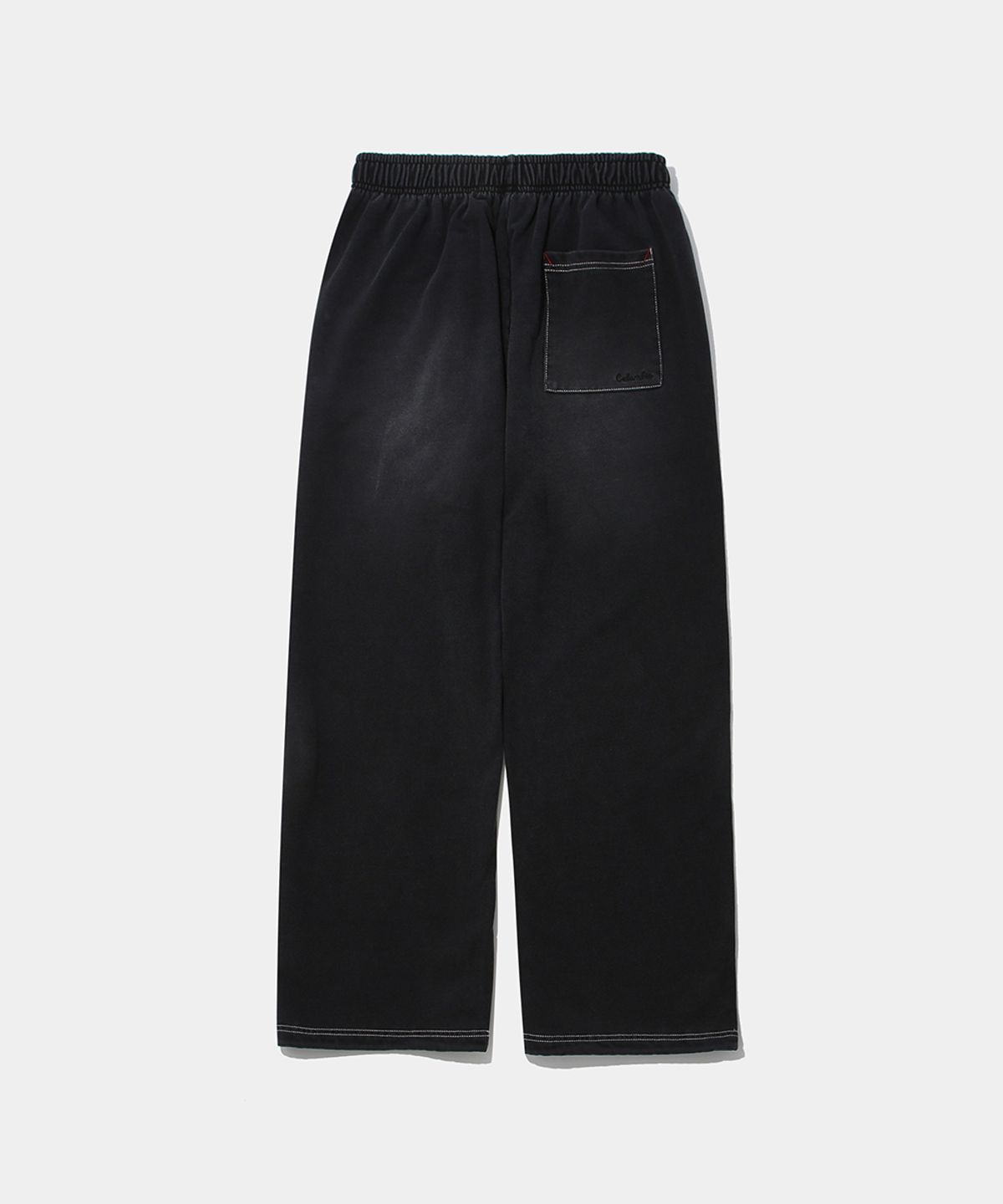 컬럼비아 유니버시티(COLUMBIA UNIVERSITY) CAT WASHED LOOSE-FIT DENIM TERRY SWEATPANTS_BLACK DENIM