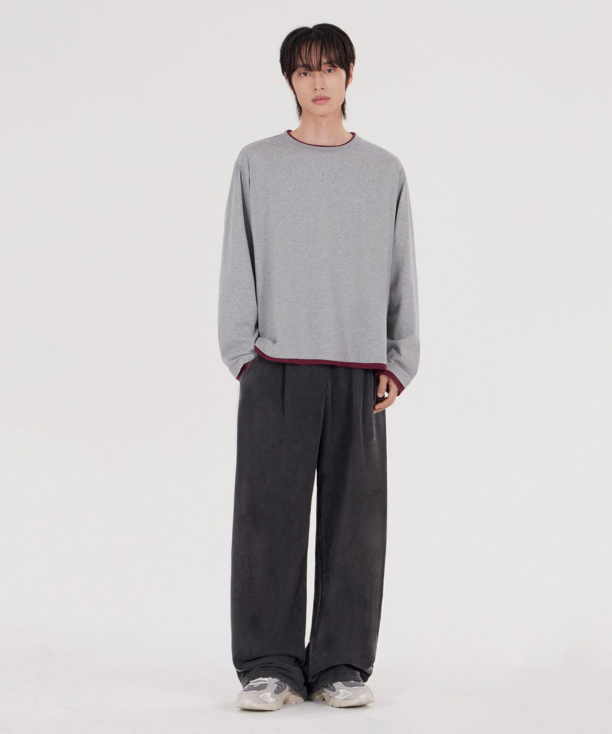 굿라이프웍스(GLW) [unisex] 피그먼트 다잉 스웻 팬츠 블랙