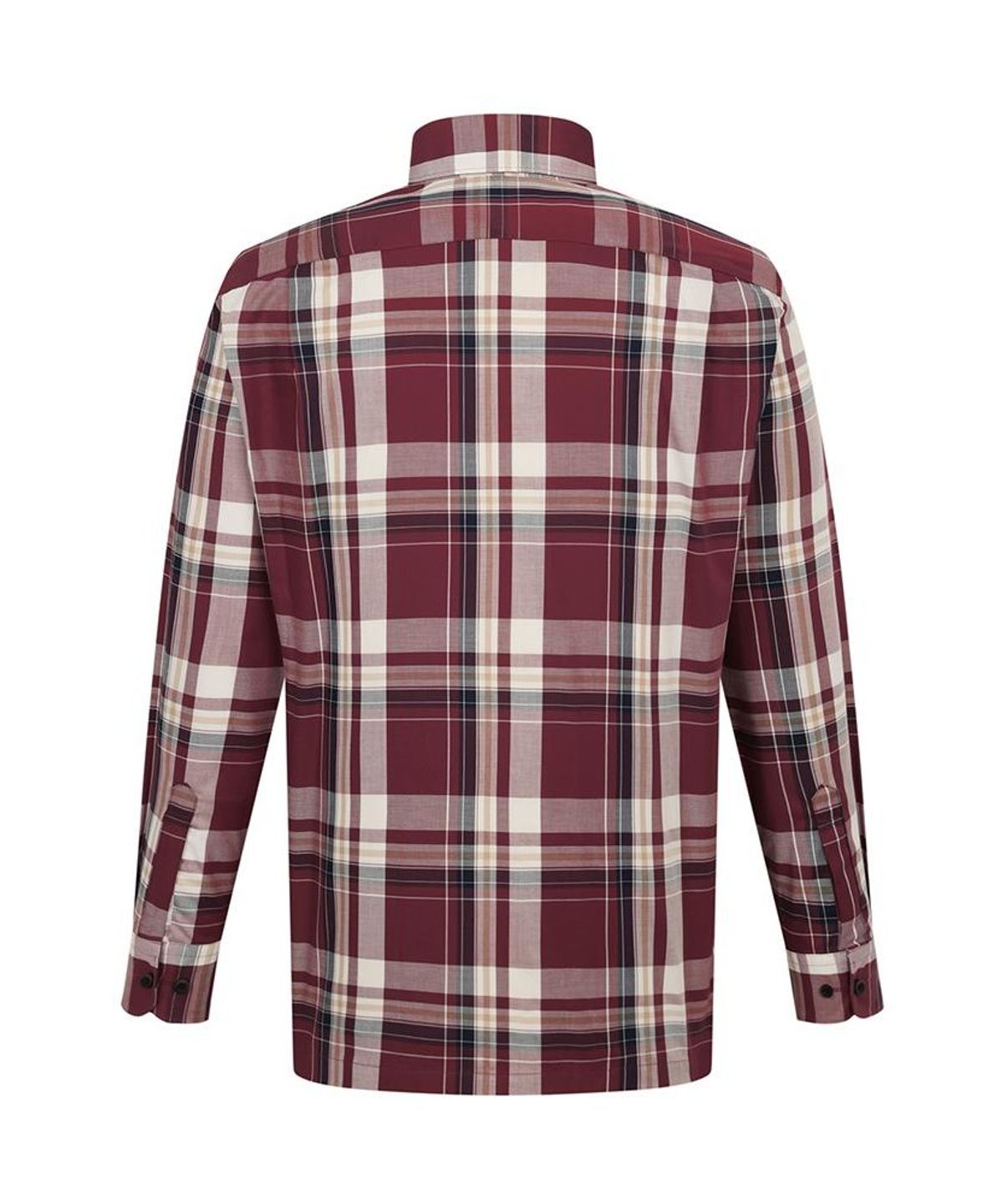 닥스셔츠(DAKS SHIRTS) 면혼방 미듐체크 셔츠 레귤러핏 레드_DLA2SHCL420R1