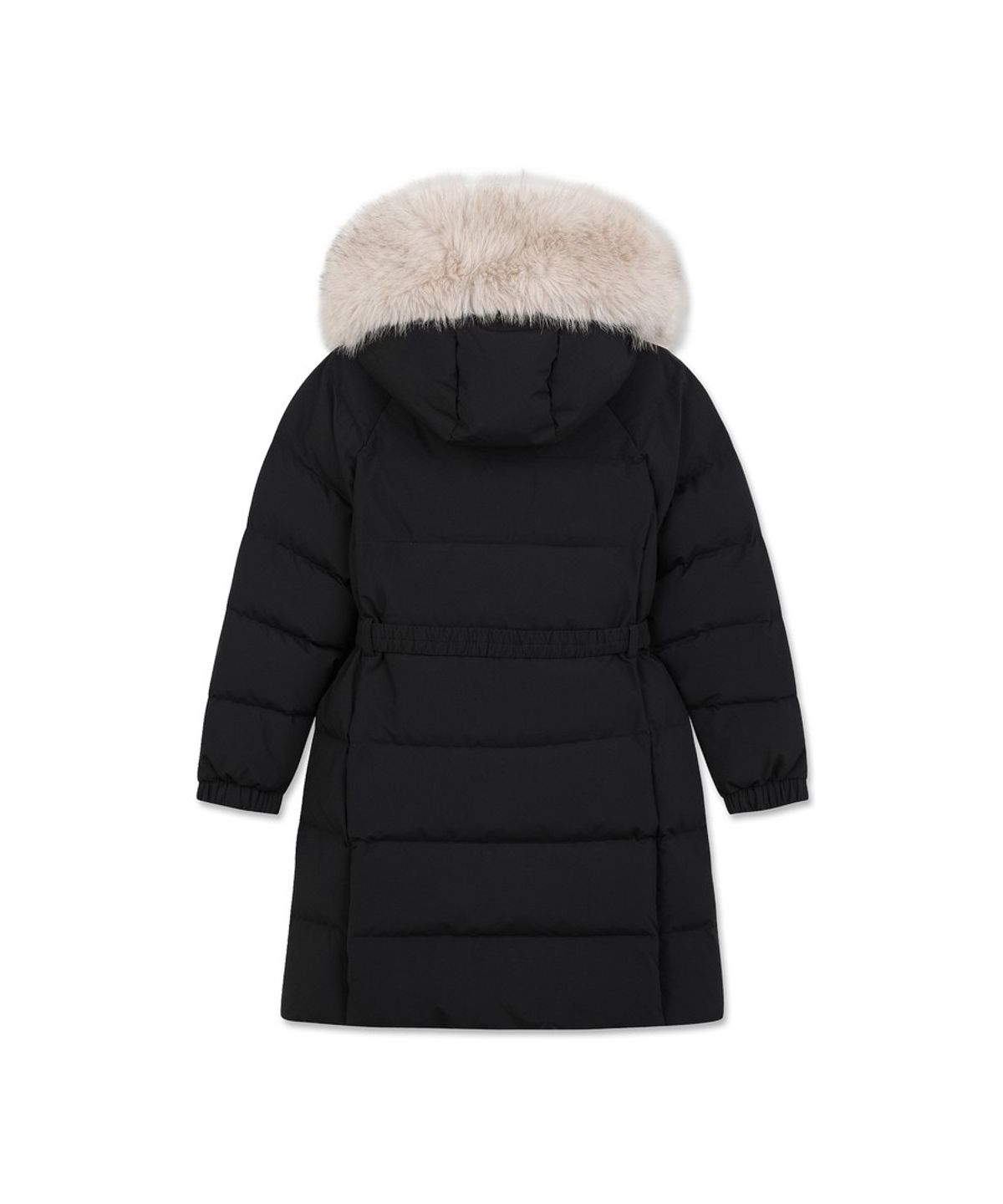 디스커버리 키즈(DISCOVERY KIDS) 여아 레니아 퍼 구스다운 롱패딩 (BLACK)