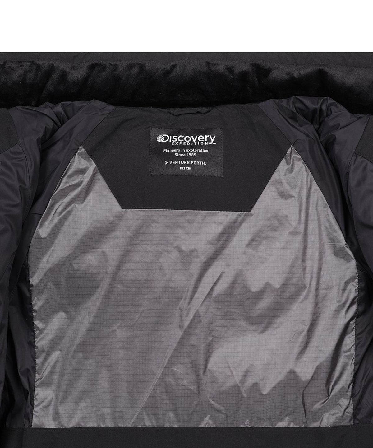 디스커버리 키즈(DISCOVERY KIDS) 여아 레니아 퍼 구스다운 롱패딩 (BLACK)