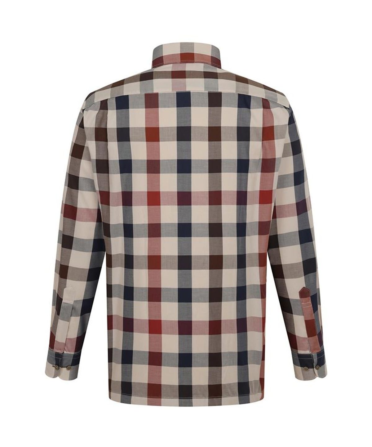 닥스셔츠(DAKS SHIRTS) 면혼방 라지체크 셔츠 레귤러핏 베이지_DLA2SHCL430I1