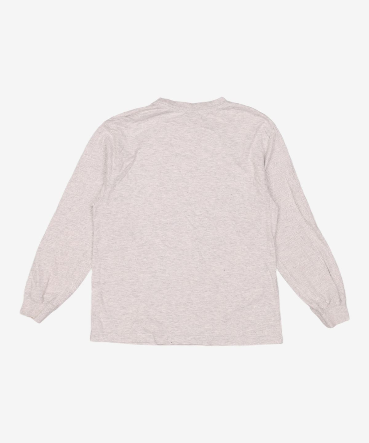 오아이오아이 컬렉션(OIOI COLLECTION) BASIC LOGO LONG SLEEVE T-SHIRTS [LIGHT GREY] M