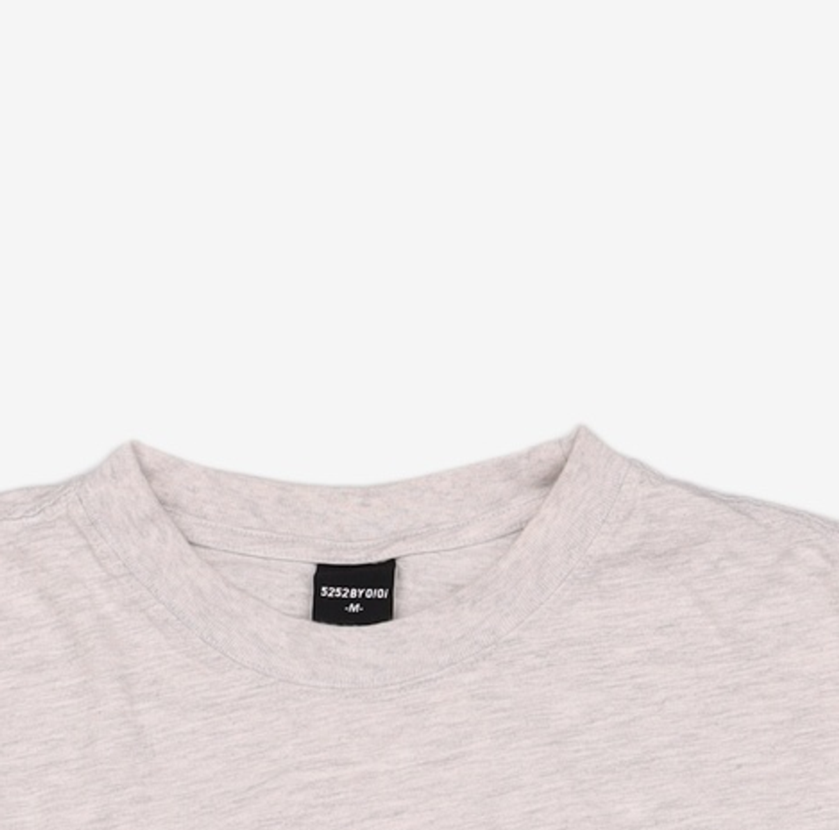오아이오아이 컬렉션(OIOI COLLECTION) BASIC LOGO LONG SLEEVE T-SHIRTS [LIGHT GREY] M