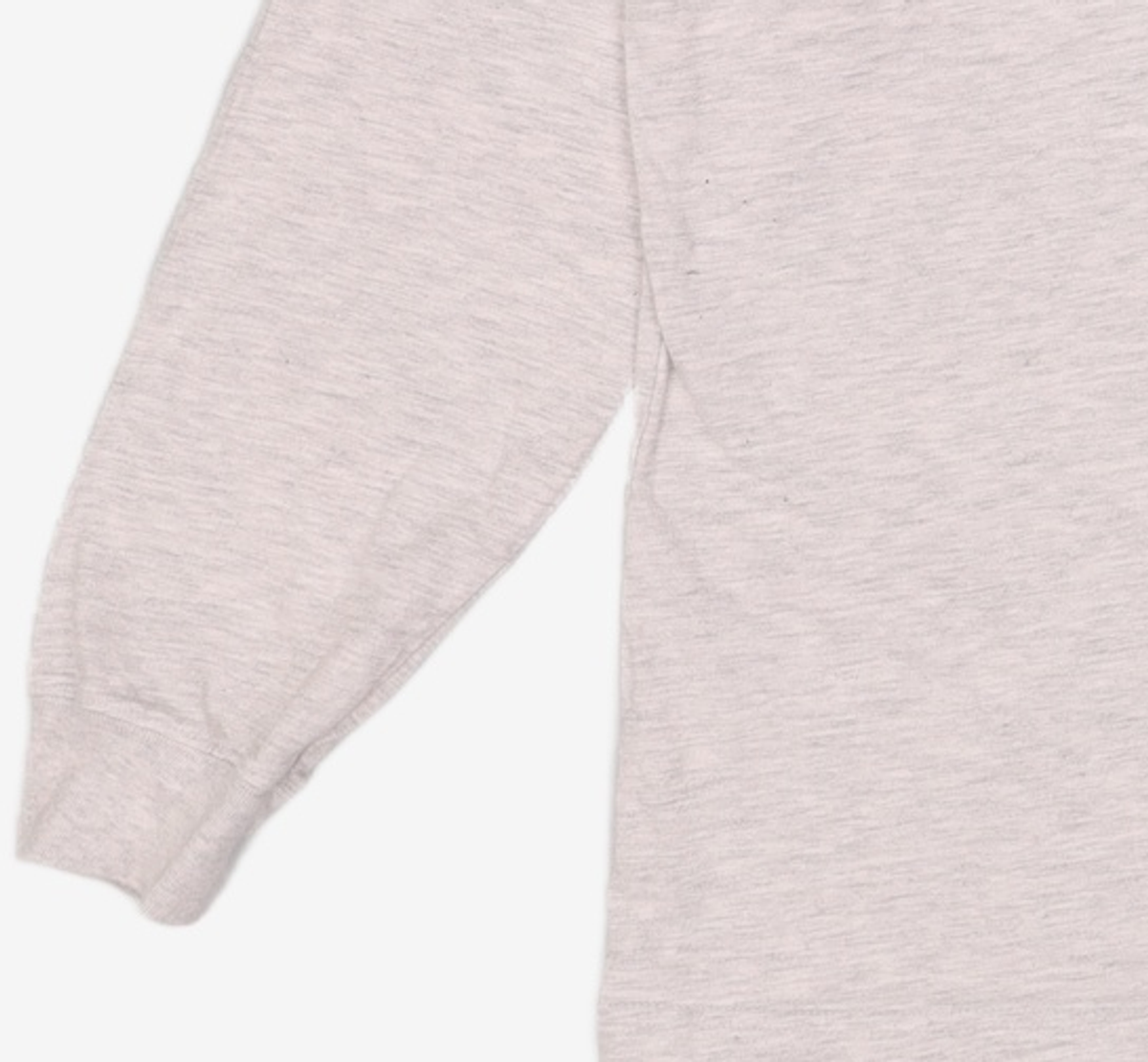 오아이오아이 컬렉션(OIOI COLLECTION) BASIC LOGO LONG SLEEVE T-SHIRTS [LIGHT GREY] M