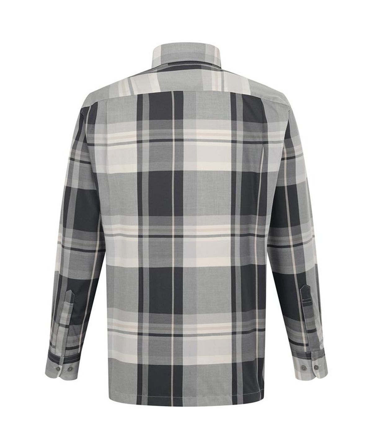 닥스셔츠(DAKS SHIRTS) 면혼방 빅체크 셔츠 레귤러핏 그레이_DLA2SHCL442G1