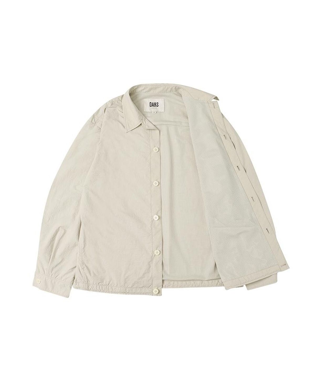 닥스셔츠(DAKS SHIRTS) 나일론100 타슬란 솔리드 셔켓 레귤러핏 베이지_DMA1SHCL701I1