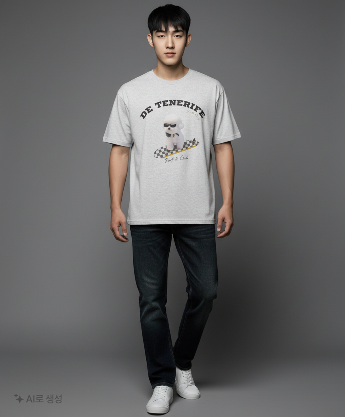 셀피쉬(SELFISH) S223TS12 서핑 토토 반팔 티셔츠 (LIGHT GREY) L