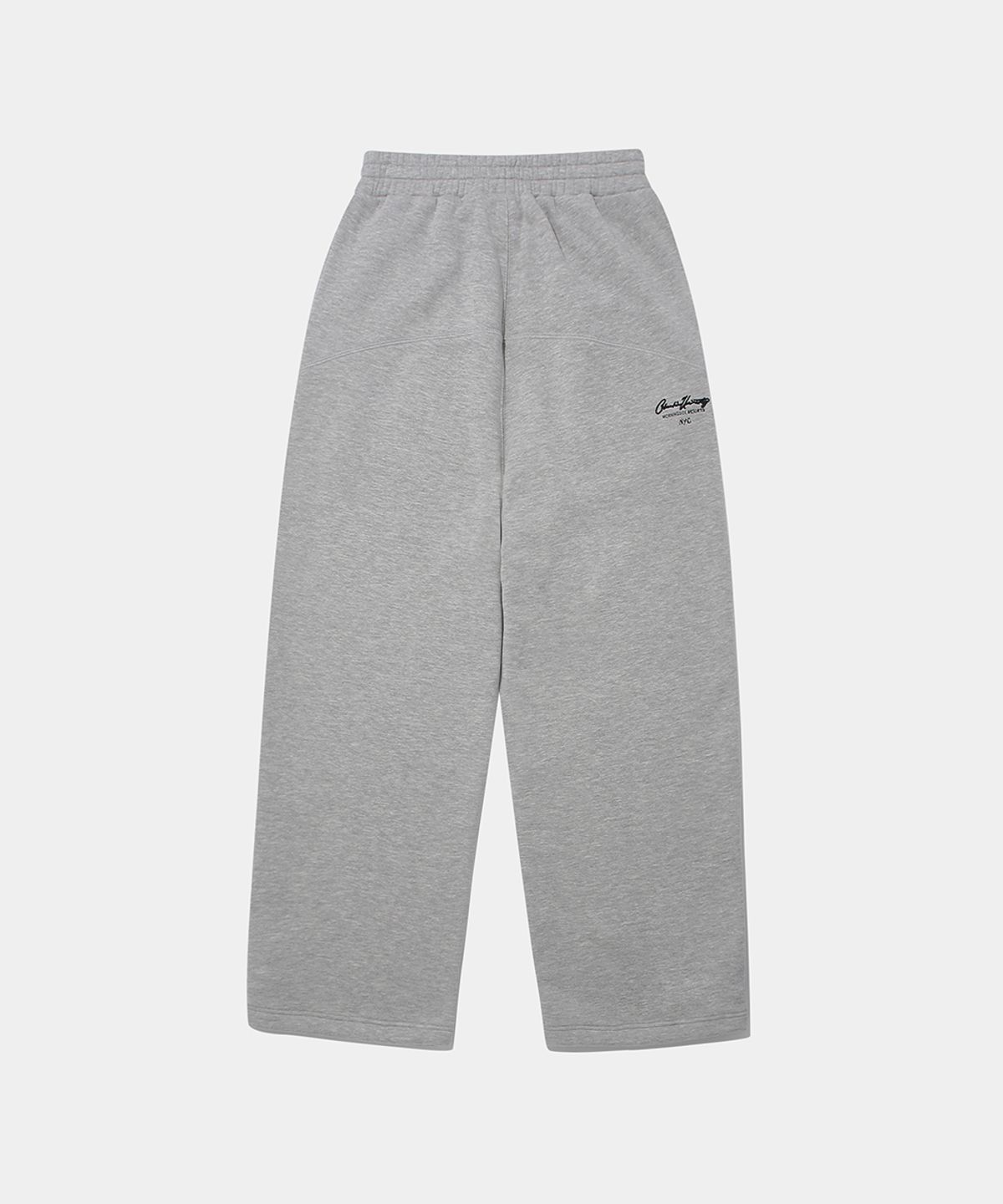 컬럼비아 유니버시티(COLUMBIA UNIVERSITY) NEW SCRIPT PANEL FLEECE WIDE SWEATPANTS_M.GRAY