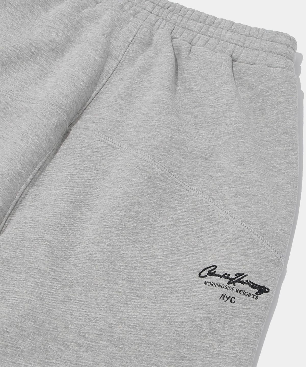 컬럼비아 유니버시티(COLUMBIA UNIVERSITY) NEW SCRIPT PANEL FLEECE WIDE SWEATPANTS_M.GRAY