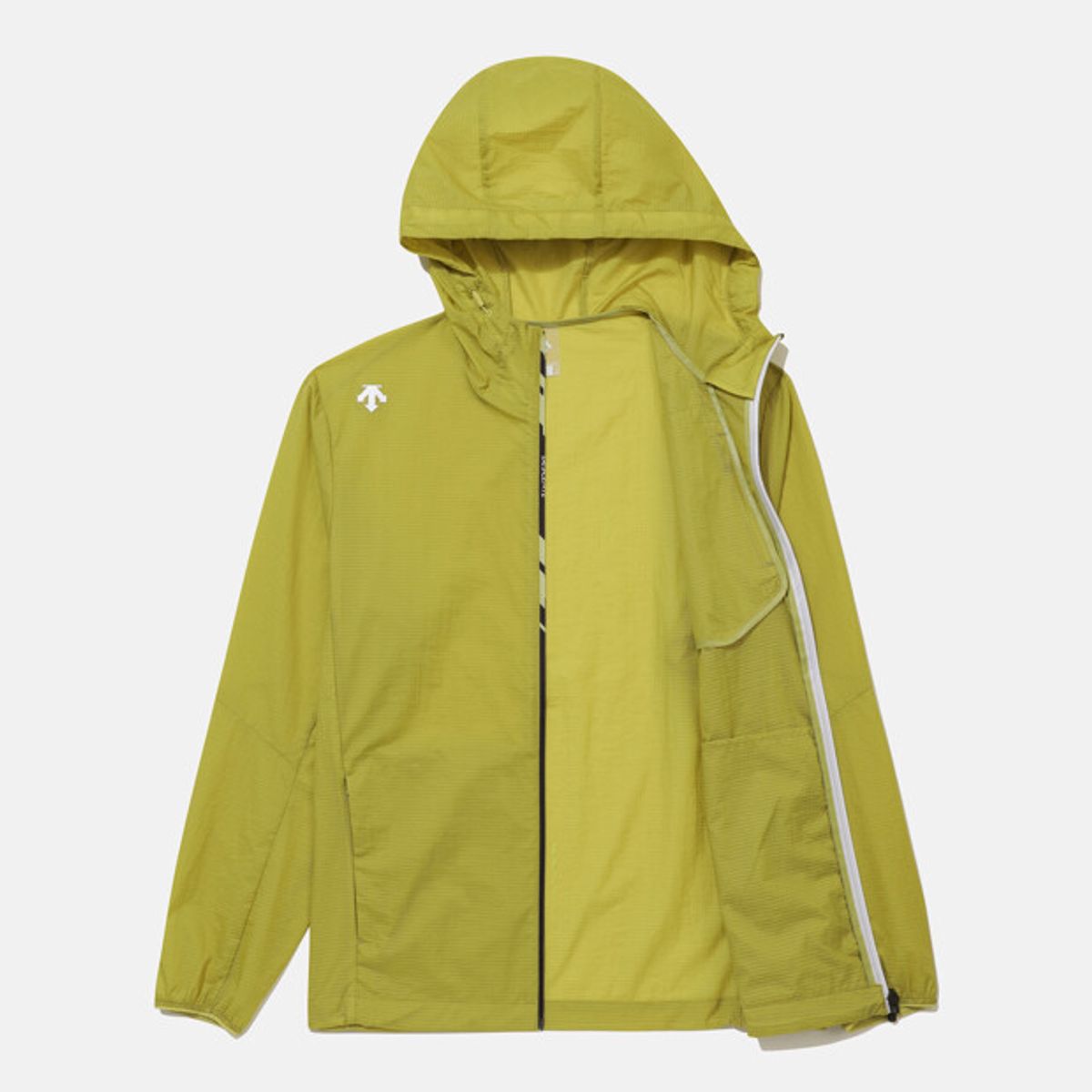 데상트(DESCENTE) 경량 패커블 바람막이 자켓 카키 SR323RWB72