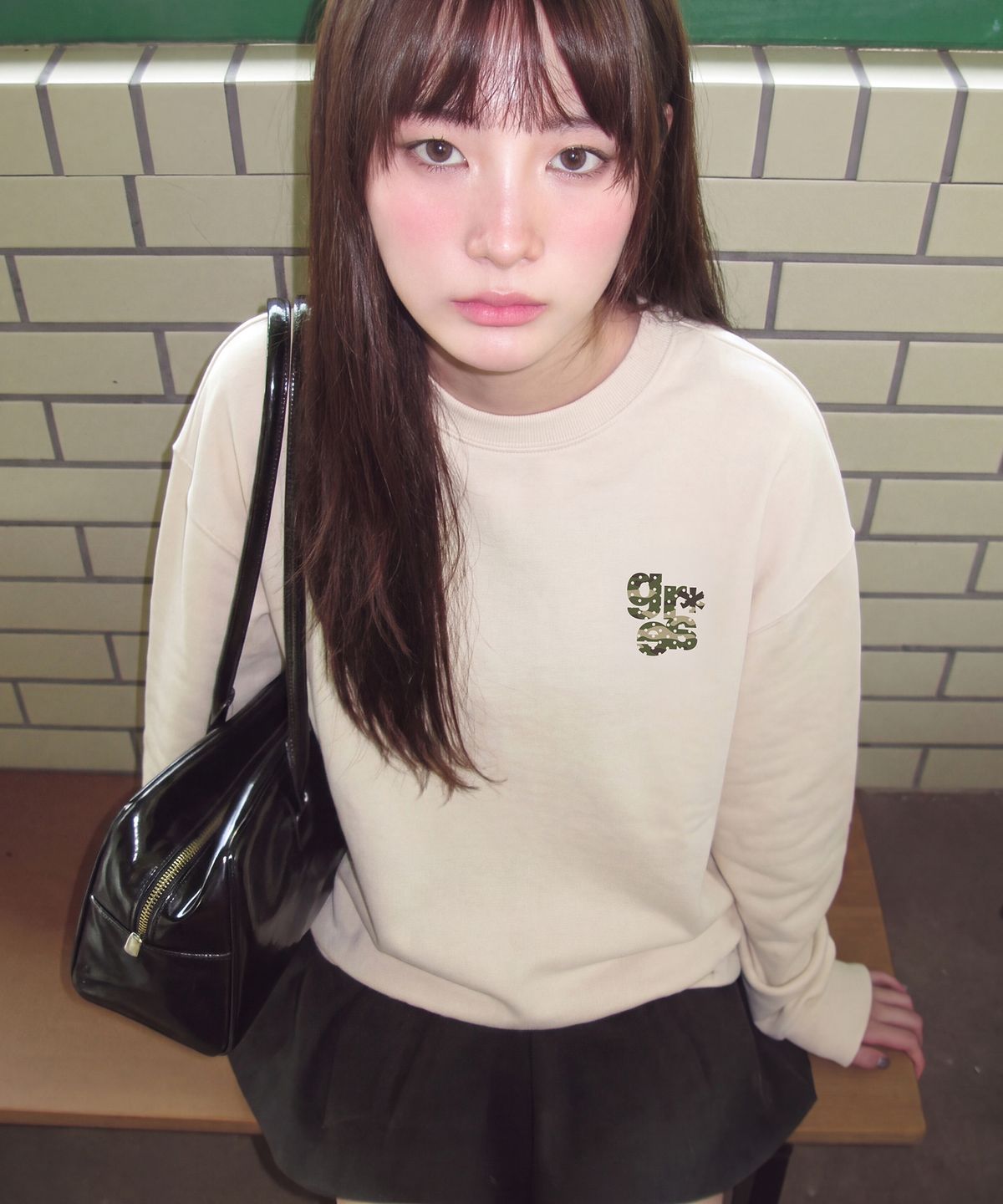 그레이버(GRAVER) [UNISEX]스몰 GRAE-S CAMO 맨투맨_3color