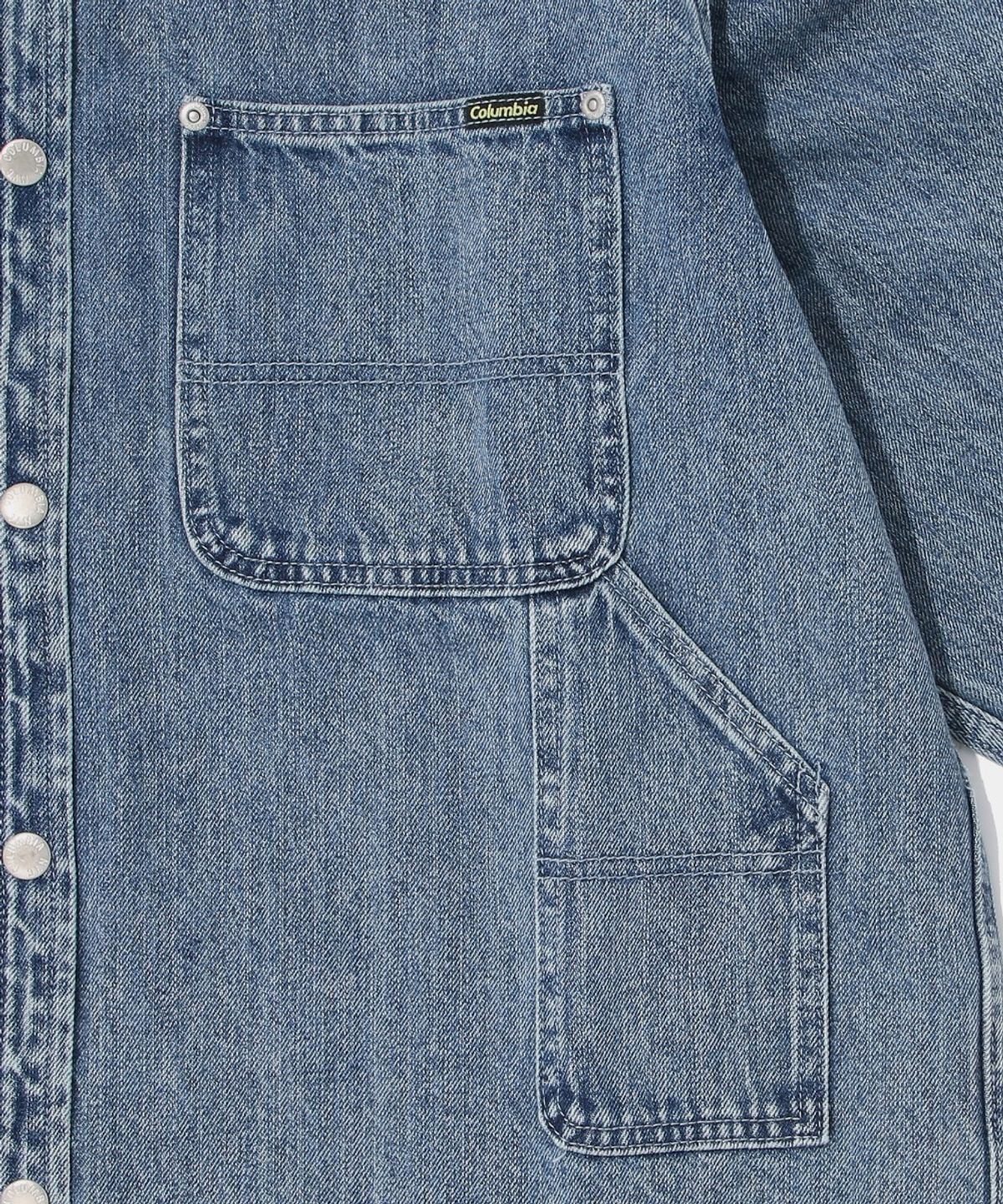 컬럼비아 유니버시티(COLUMBIA UNIVERSITY) UTILITY DENIM SHIRT JACKET_LIGHT JEANS