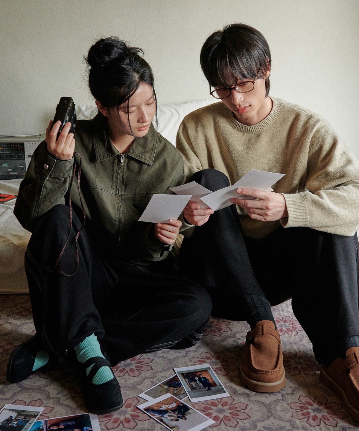 굿라이프웍스(GLW) [unisex] 빈티지 워시드 코튼 투웨이 자켓 카키