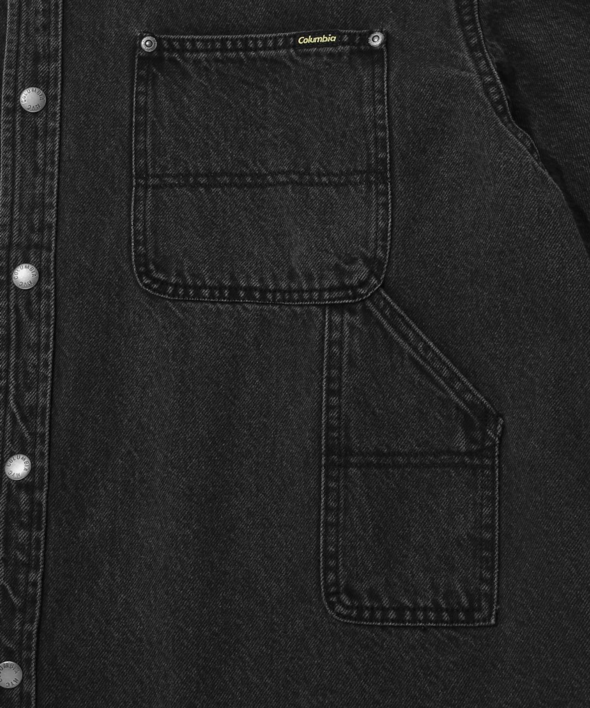 컬럼비아 유니버시티(COLUMBIA UNIVERSITY) UTILITY DENIM SHIRT JACKET_BLACK DENIM