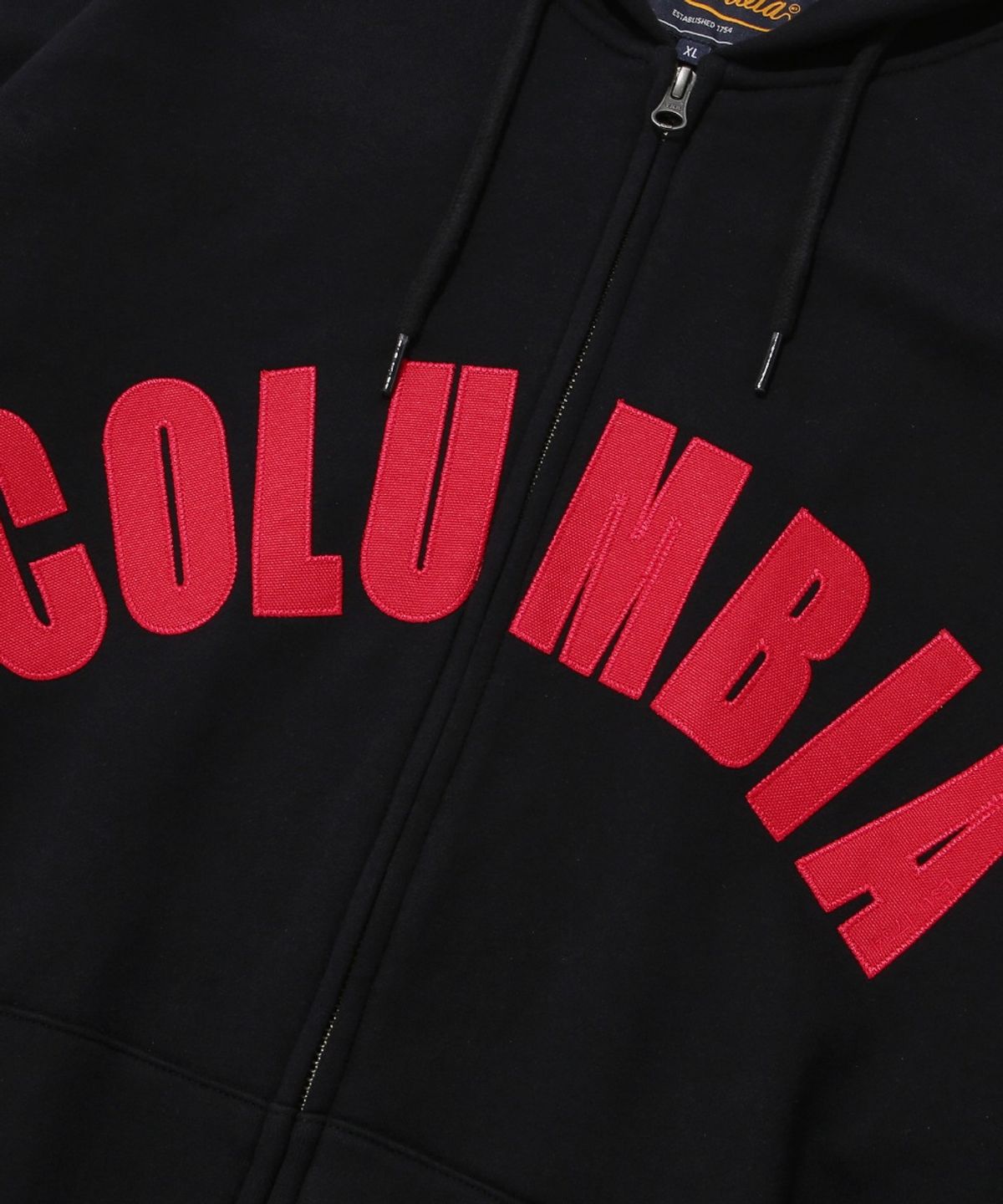 컬럼비아 유니버시티(COLUMBIA UNIVERSITY) COLUMBIA ARCH TERRY ZIP-UP HOODIE_BLACK