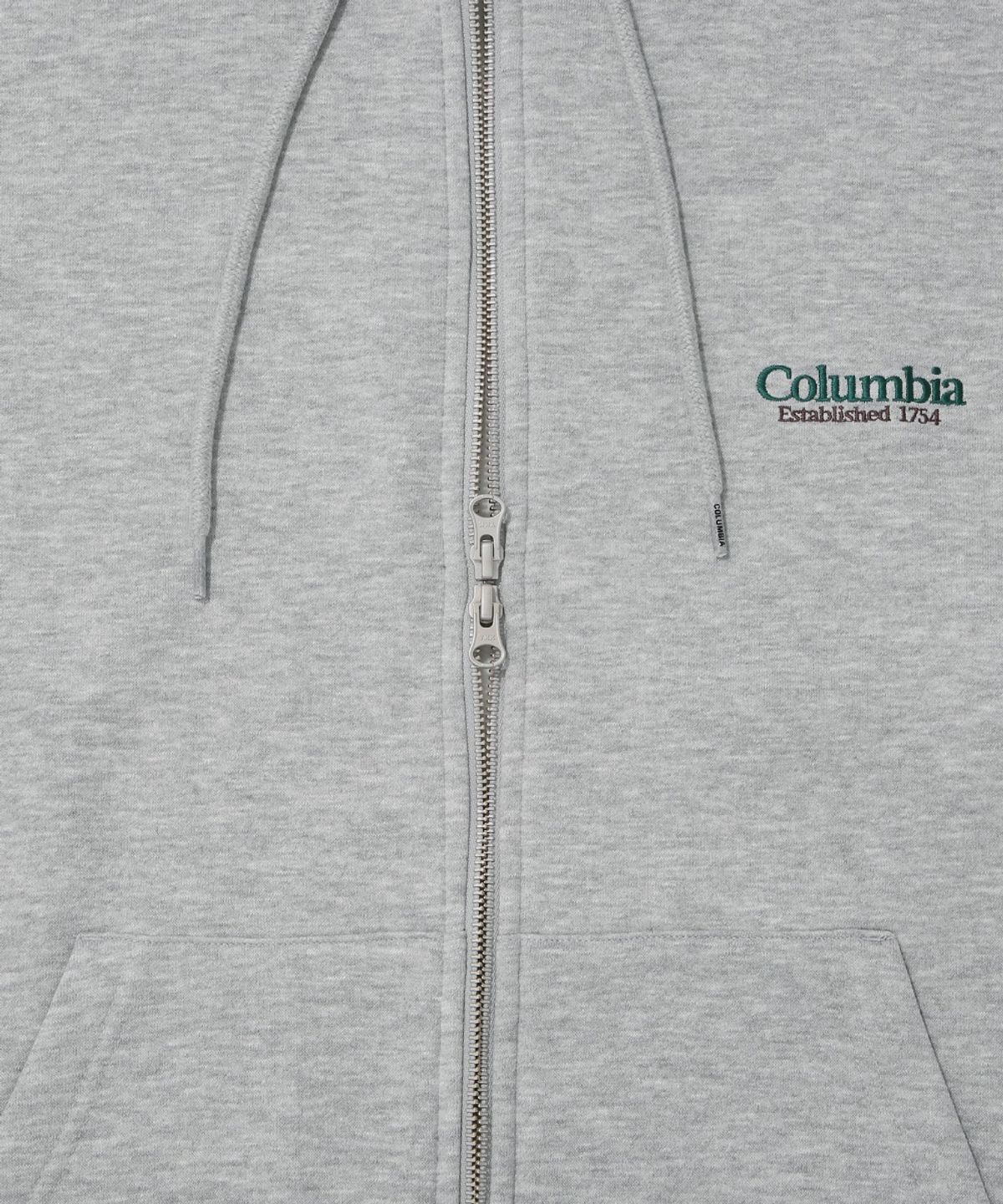 컬럼비아 유니버시티(COLUMBIA UNIVERSITY) NYC EMB FLEECE ZIP-UP HOODIE_M.GRAY