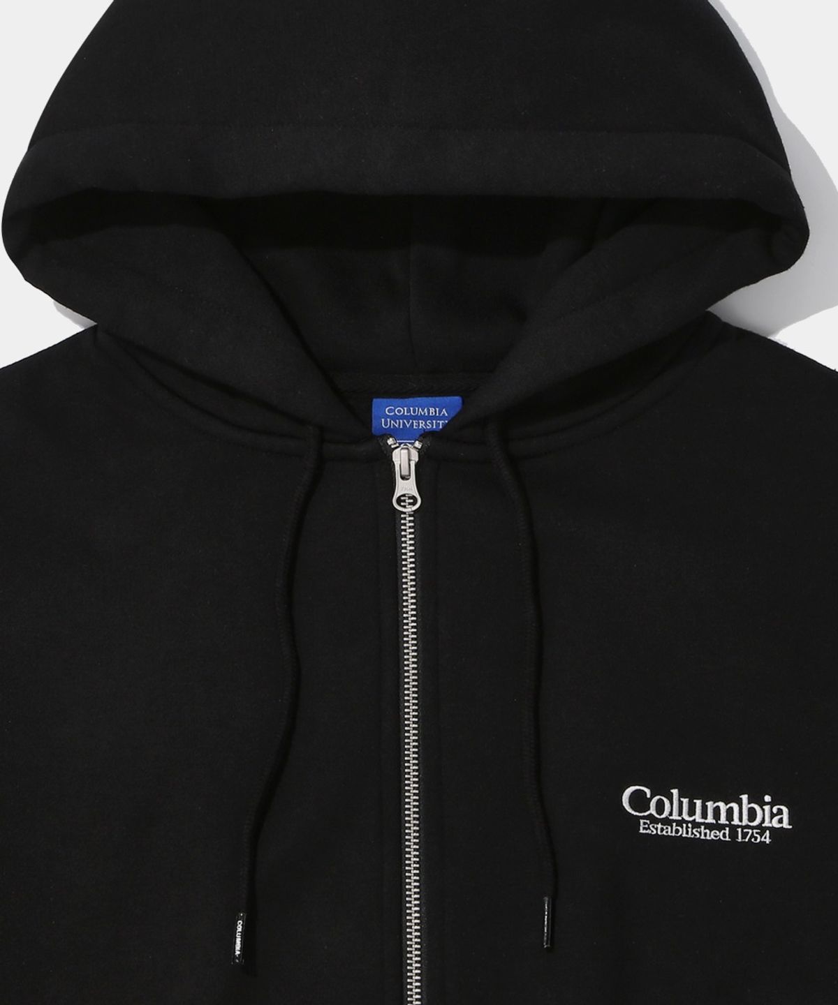컬럼비아 유니버시티(COLUMBIA UNIVERSITY) NYC EMB FLEECE ZIP-UP HOODIE_BLACK