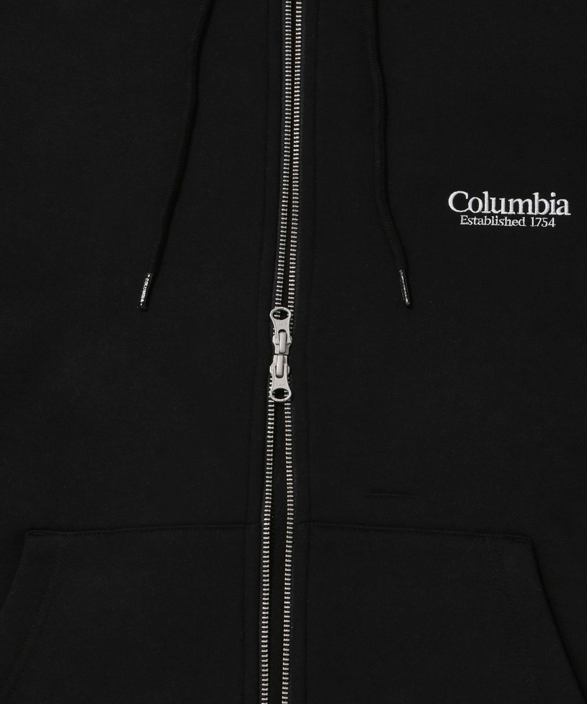 컬럼비아 유니버시티(COLUMBIA UNIVERSITY) NYC EMB FLEECE ZIP-UP HOODIE_BLACK