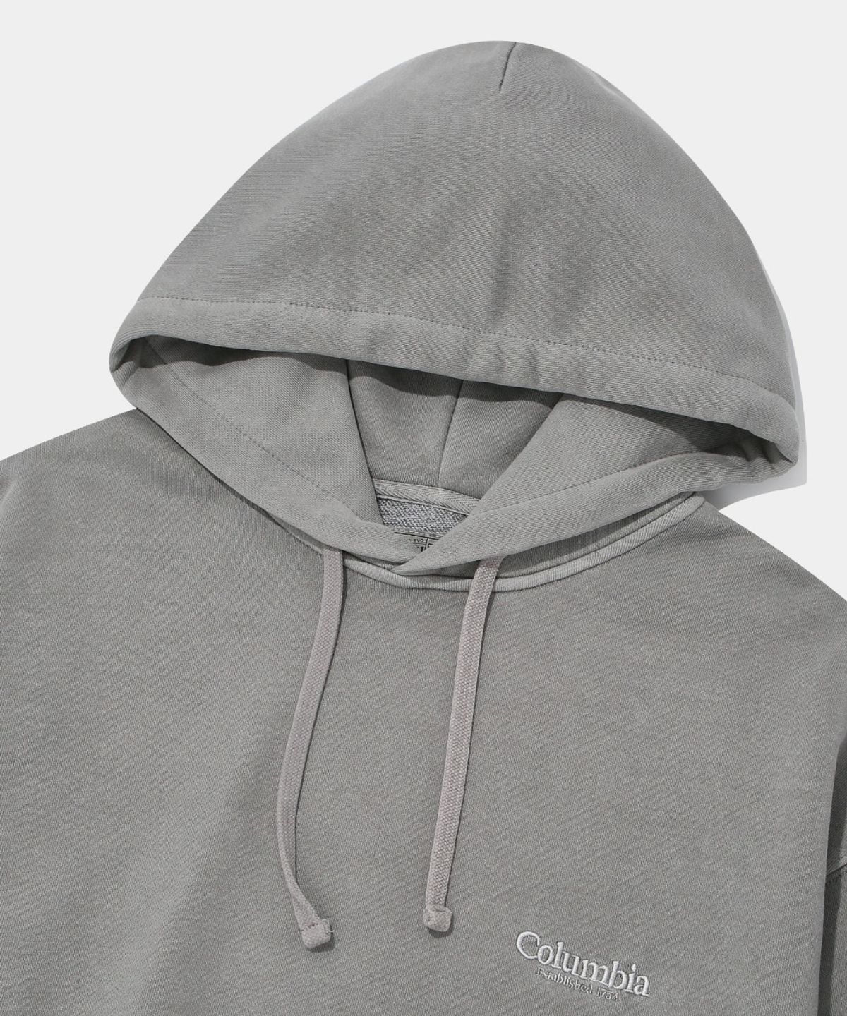 컬럼비아 유니버시티(COLUMBIA UNIVERSITY) NYC EMB DYED TERRY HOODIE_GRAY