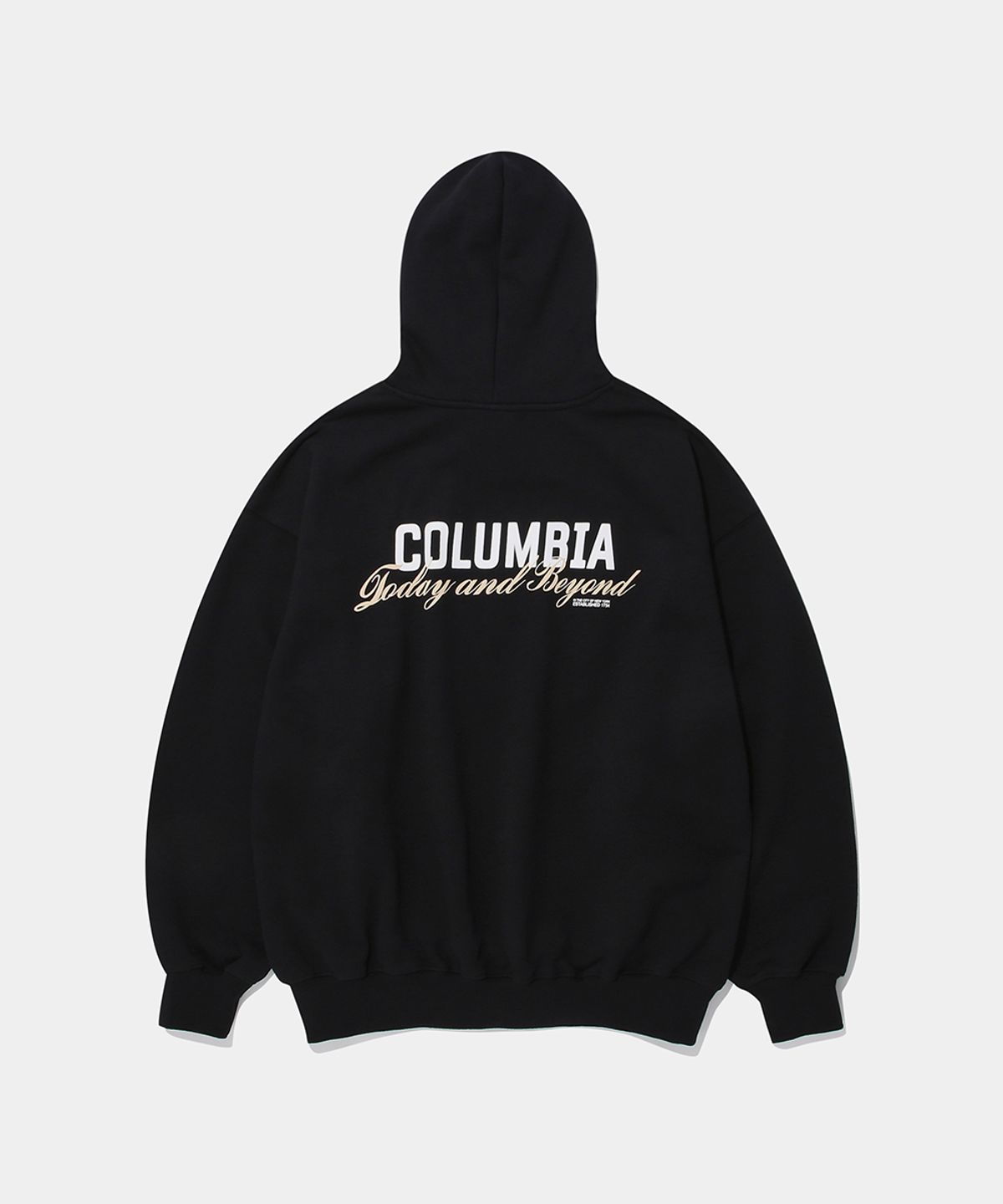 컬럼비아 유니버시티(COLUMBIA UNIVERSITY) CU TNB LOGO TERRY HOODIE_BLACK