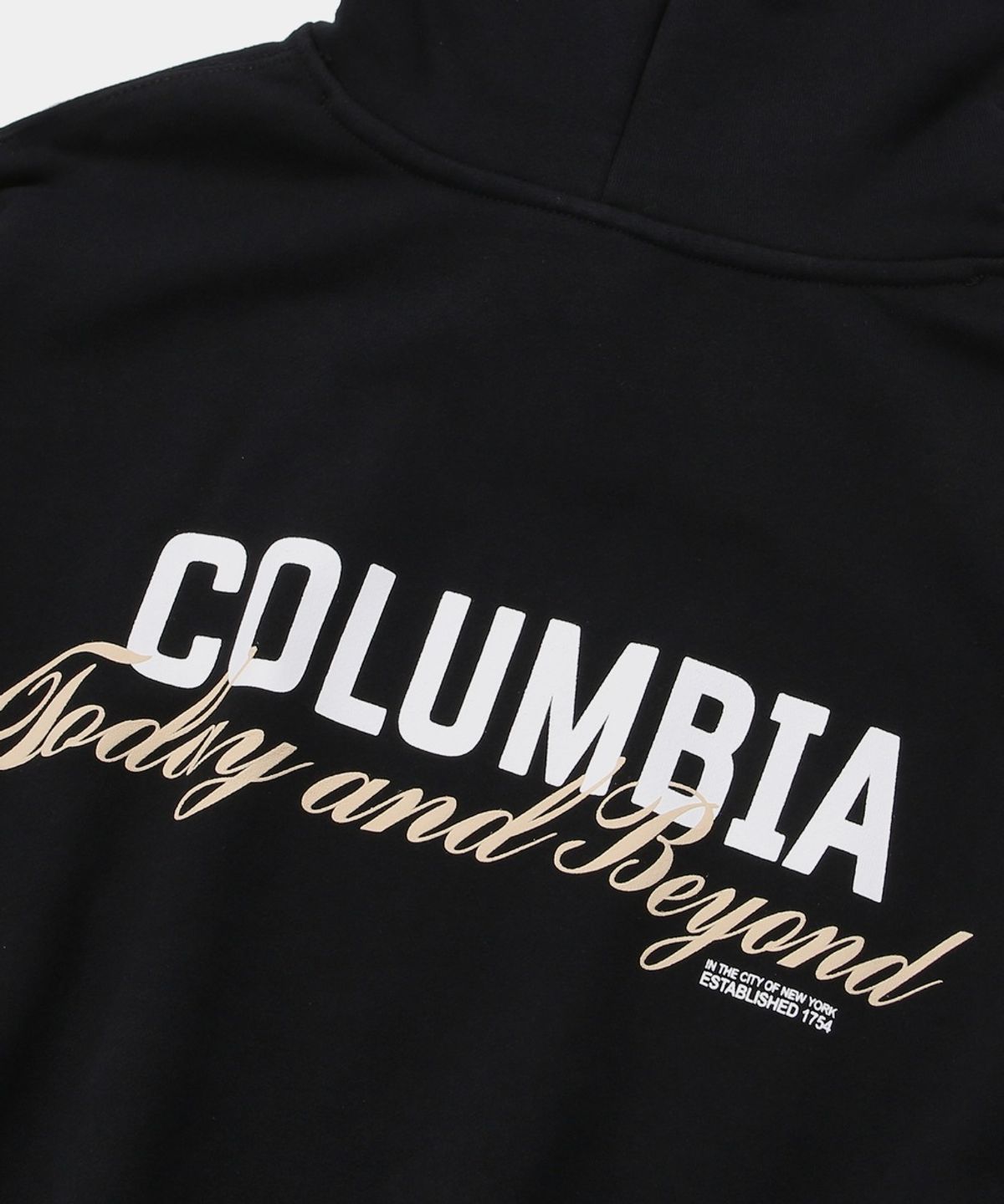 컬럼비아 유니버시티(COLUMBIA UNIVERSITY) CU TNB LOGO TERRY HOODIE_BLACK