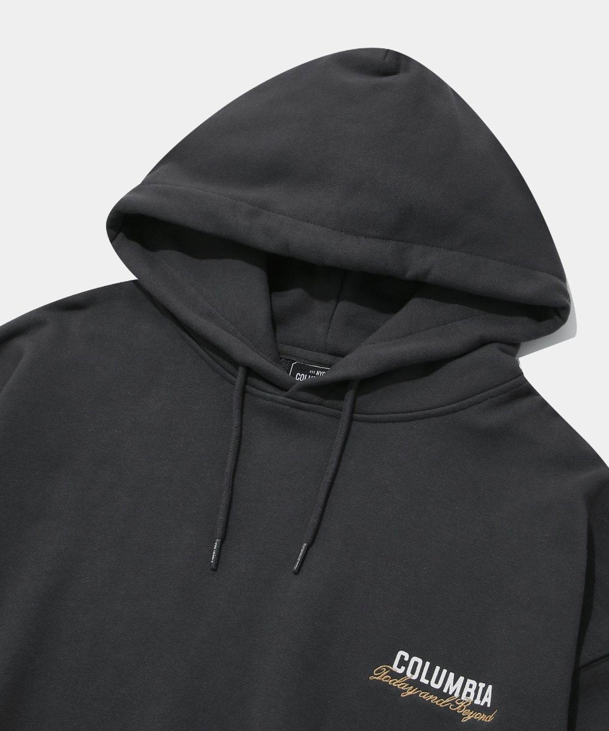 컬럼비아 유니버시티(COLUMBIA UNIVERSITY) CU TNB LOGO TERRY HOODIE_CHARCOAL