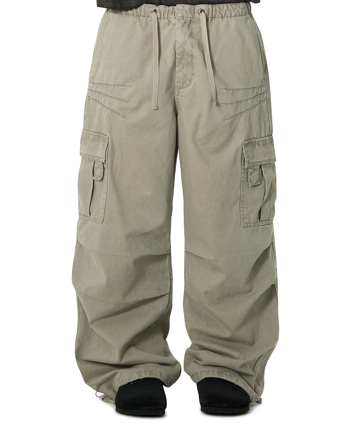 오픈야드(오와이)(OPENYARD(OY)) VECTOR DART CARGO PANTS - KHAKI