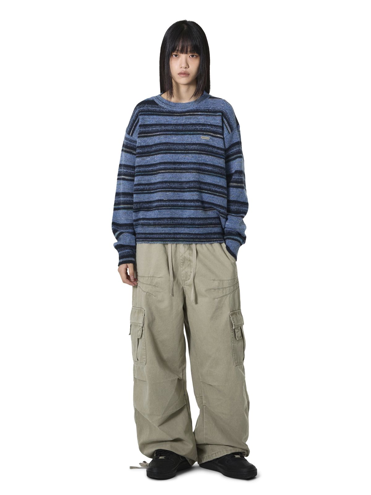오픈야드(오와이)(OPENYARD(OY)) VECTOR DART CARGO PANTS - KHAKI