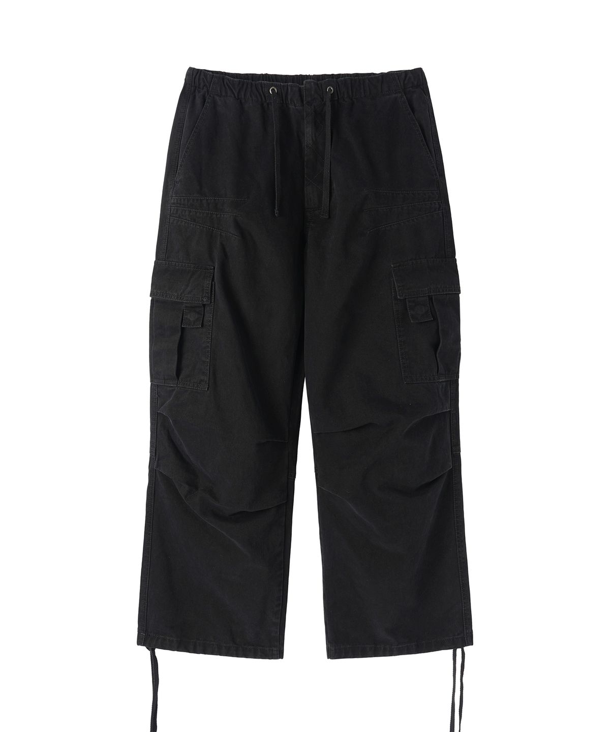 오픈야드(오와이)(OPENYARD(OY)) VECTOR DART CARGO PANTS - BLACK
