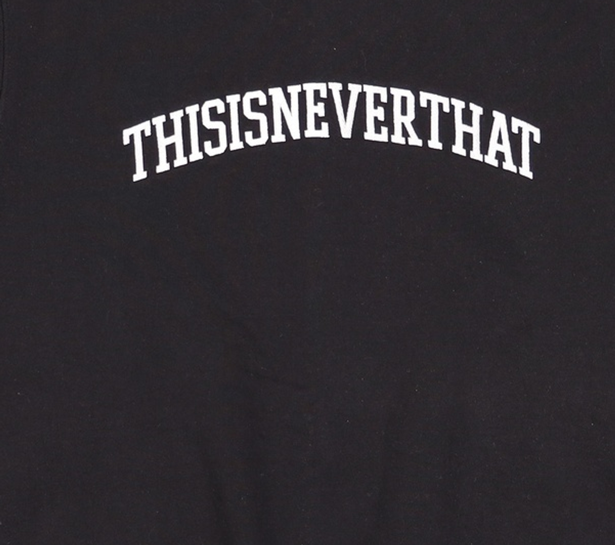 디스이즈네버댓(THISISNEVERTHAT) (FW21) Arch-Logo Crewneck Black M